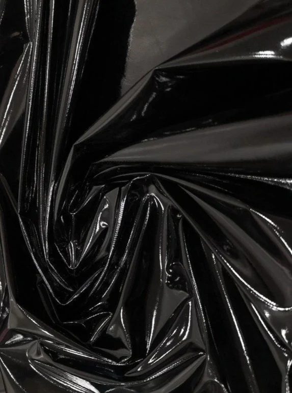 Black Glossy Stretch Patent Leather/Latex - Image 6