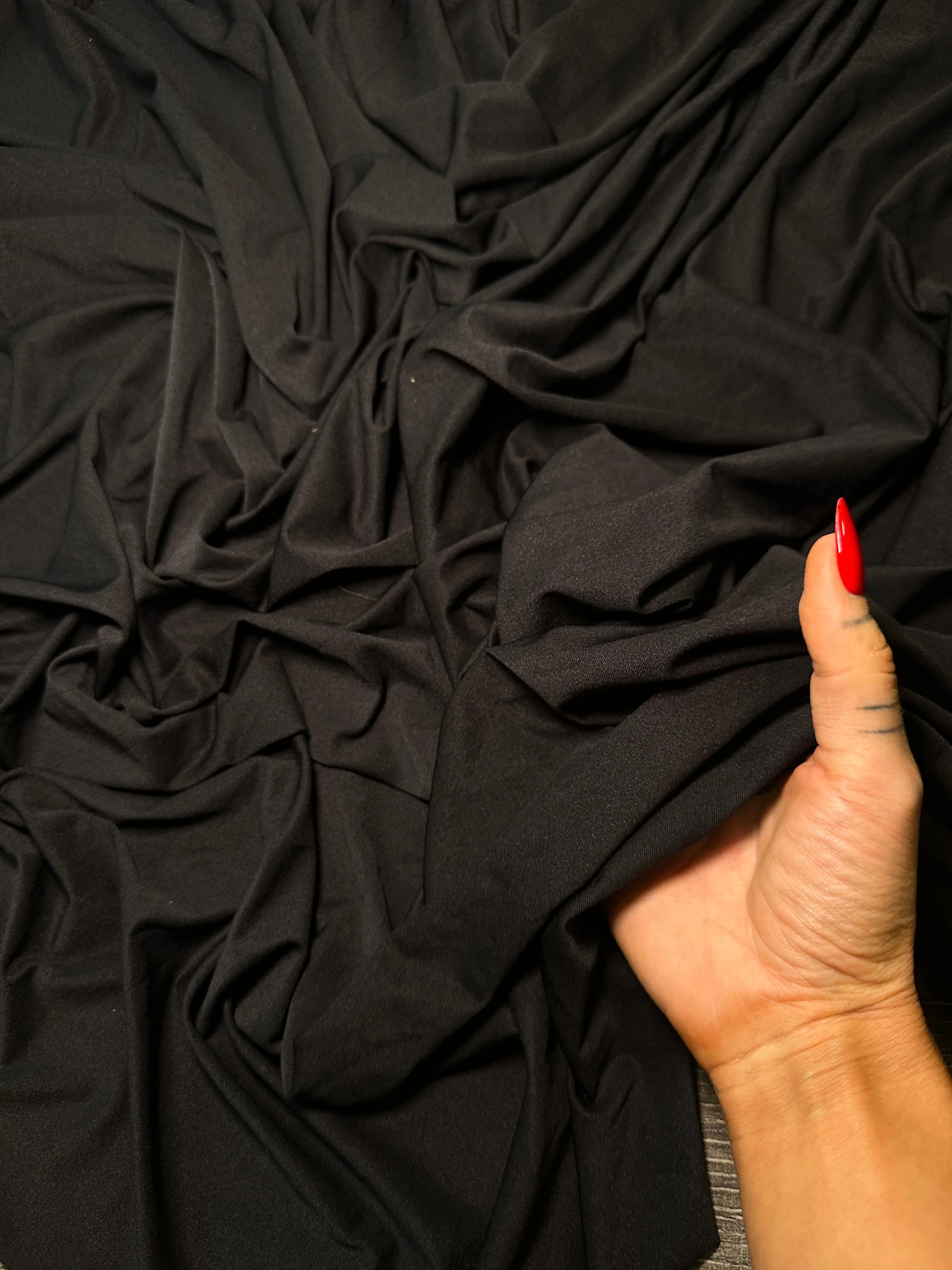 Black Lining Nylon Spandex - Image 3