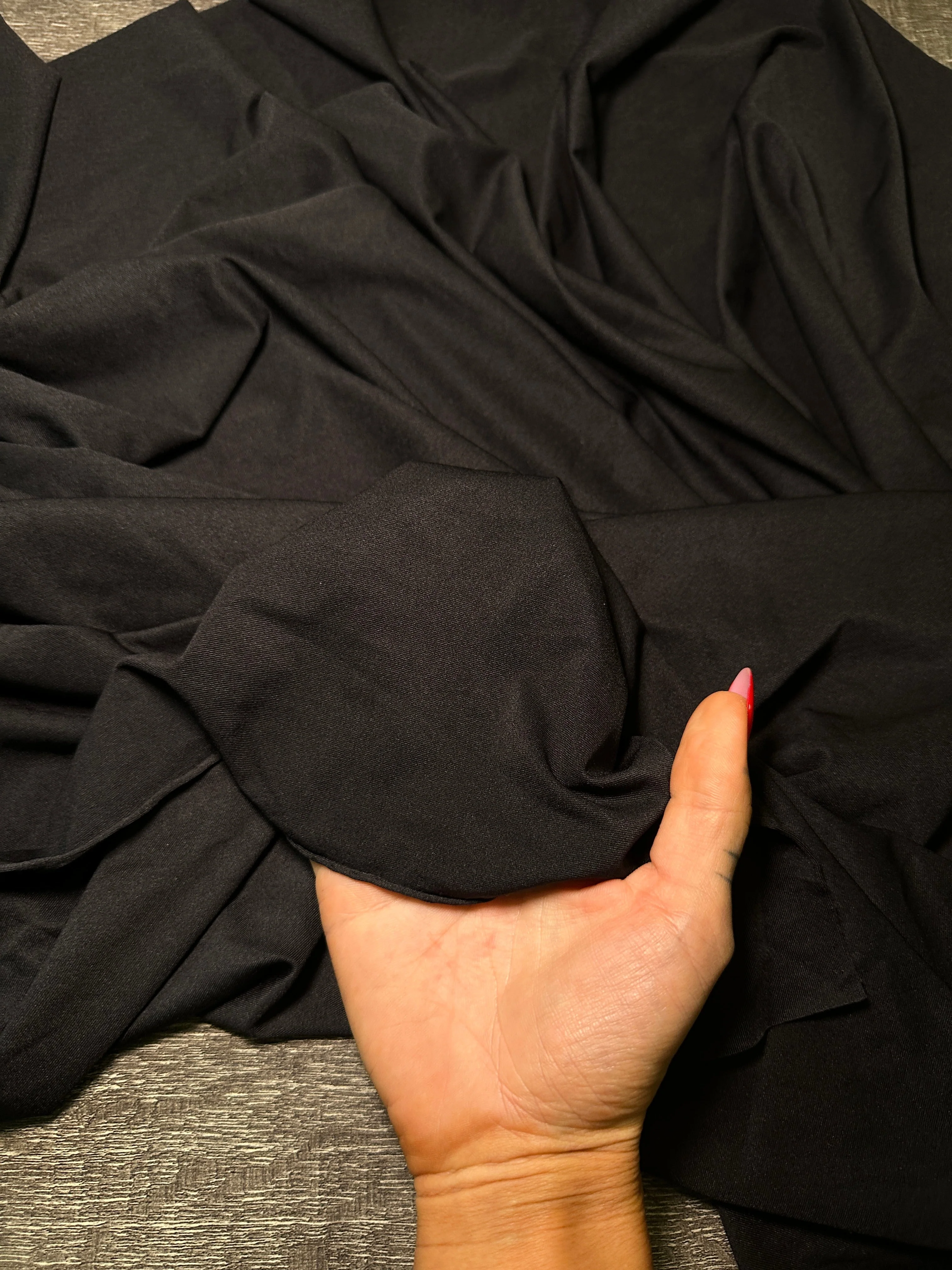 Black Lining Nylon Spandex - Image 5