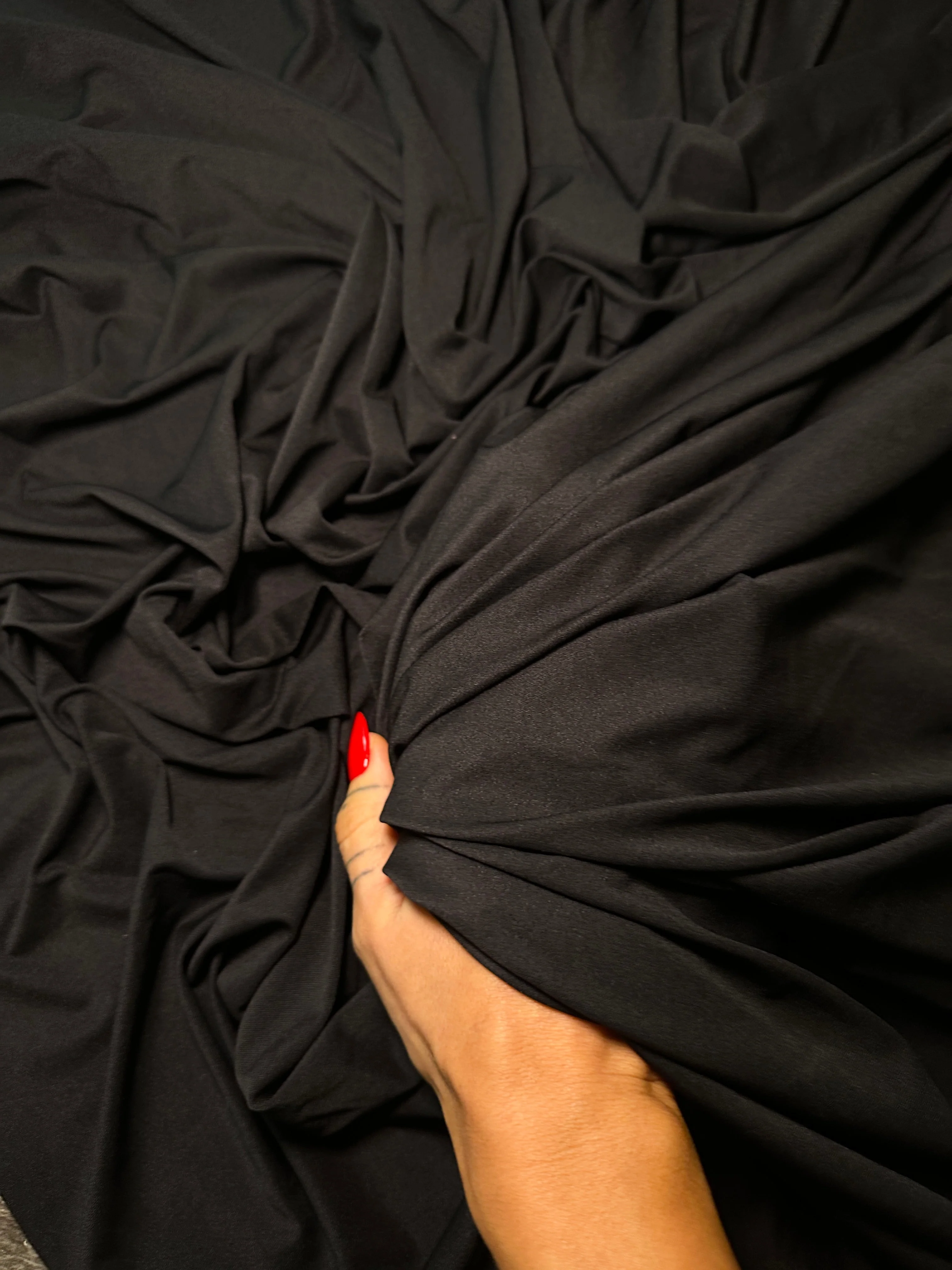 Black Lining Nylon Spandex - Image 6