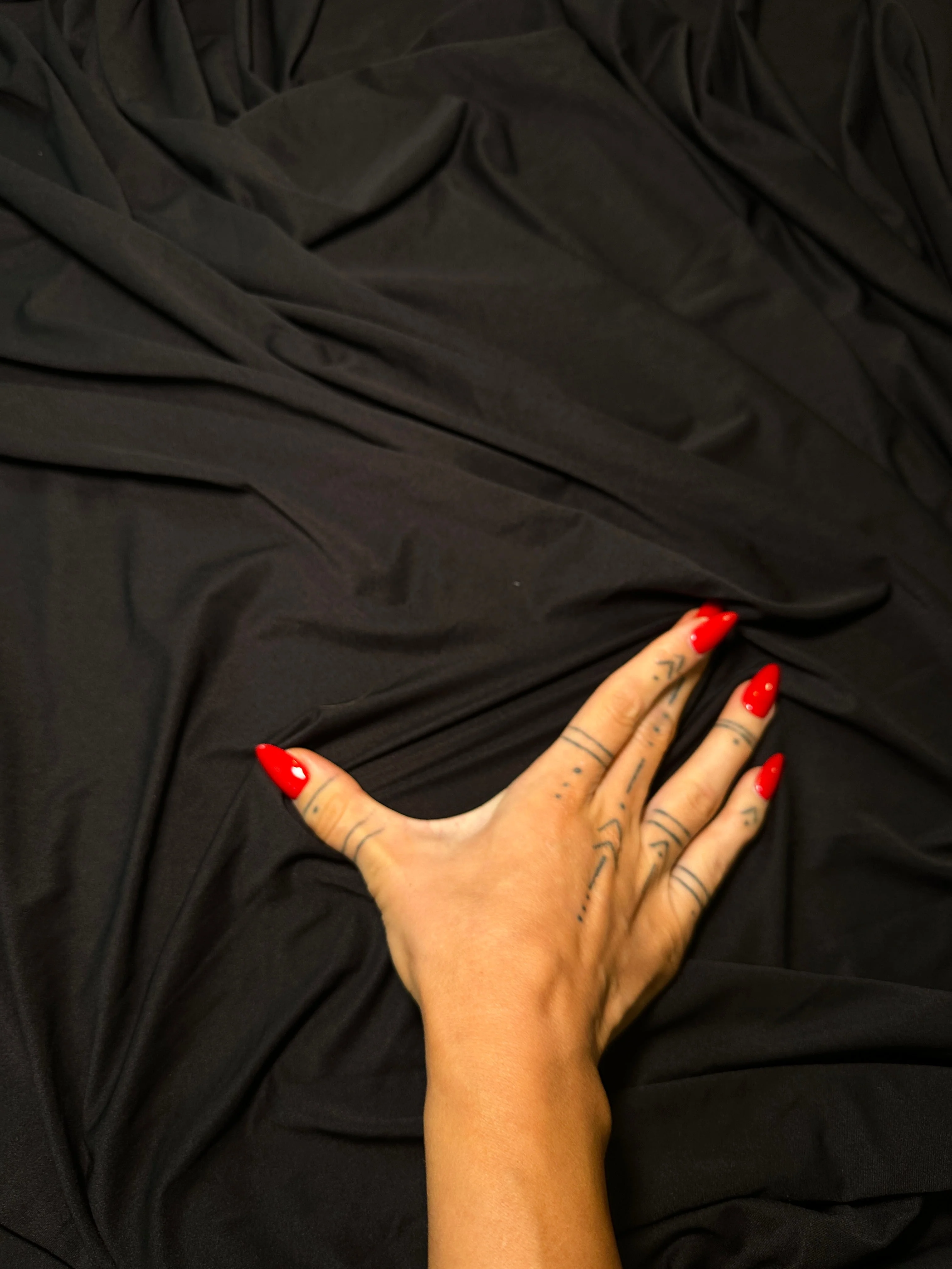 Black Lining Nylon Spandex - Image 7