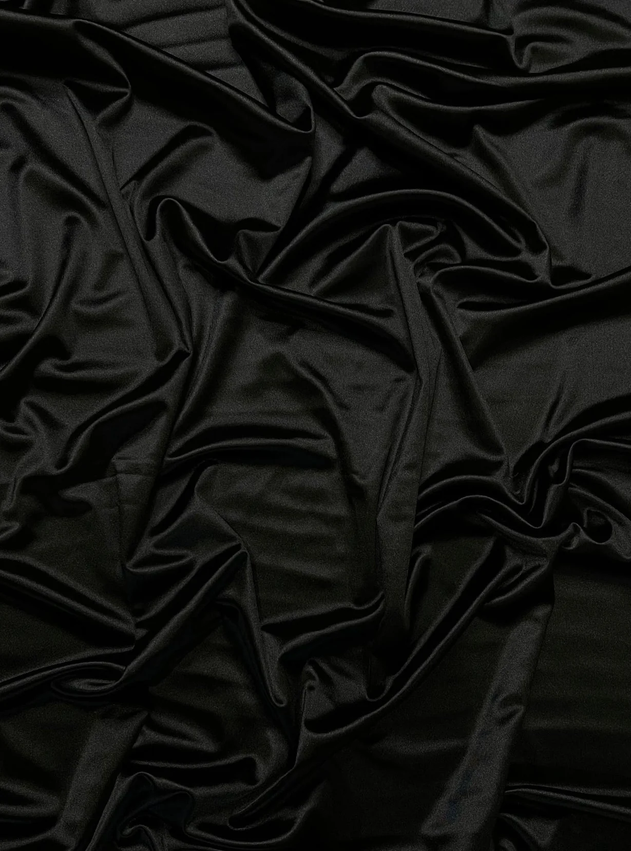 Black Shiny Nylon Spandex - Image 3