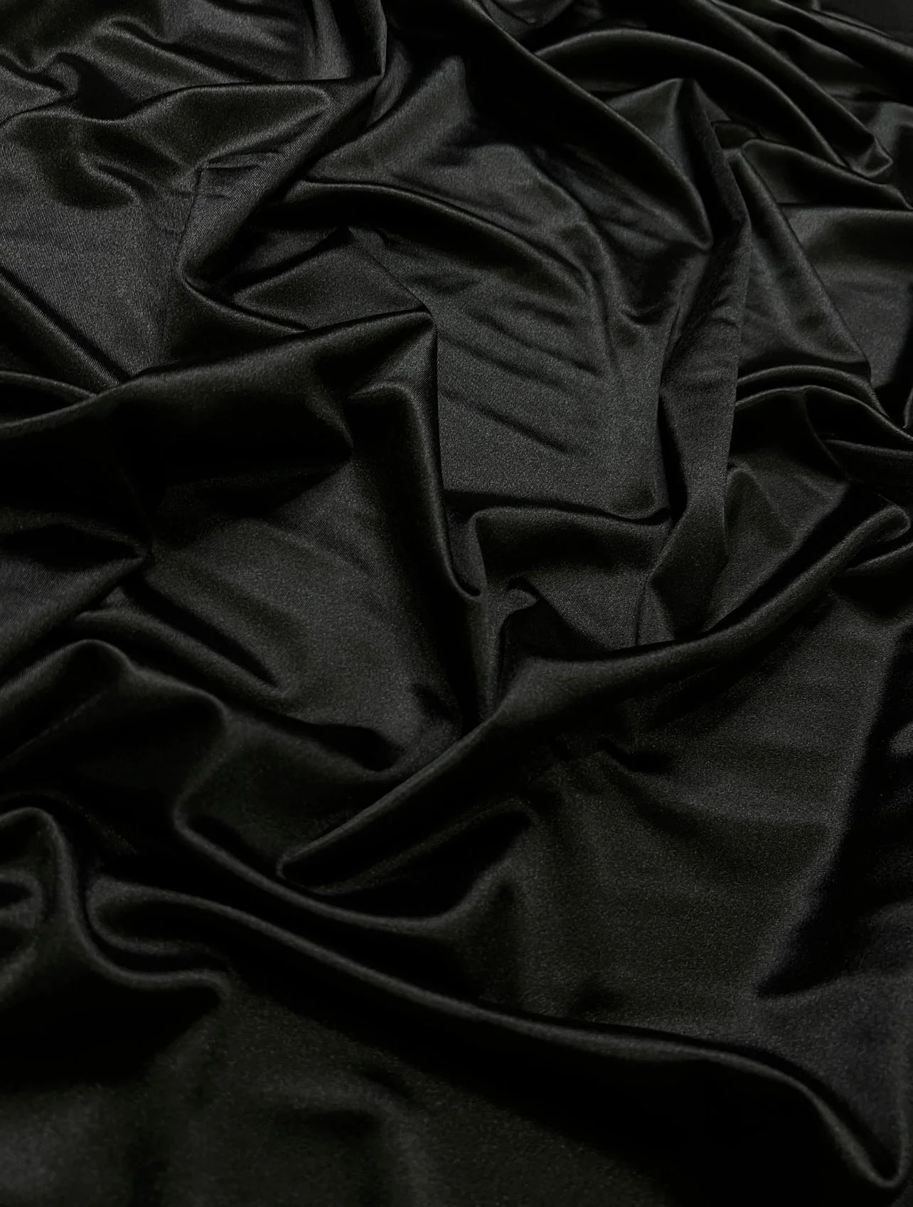 Black Shiny Nylon Spandex - Image 8