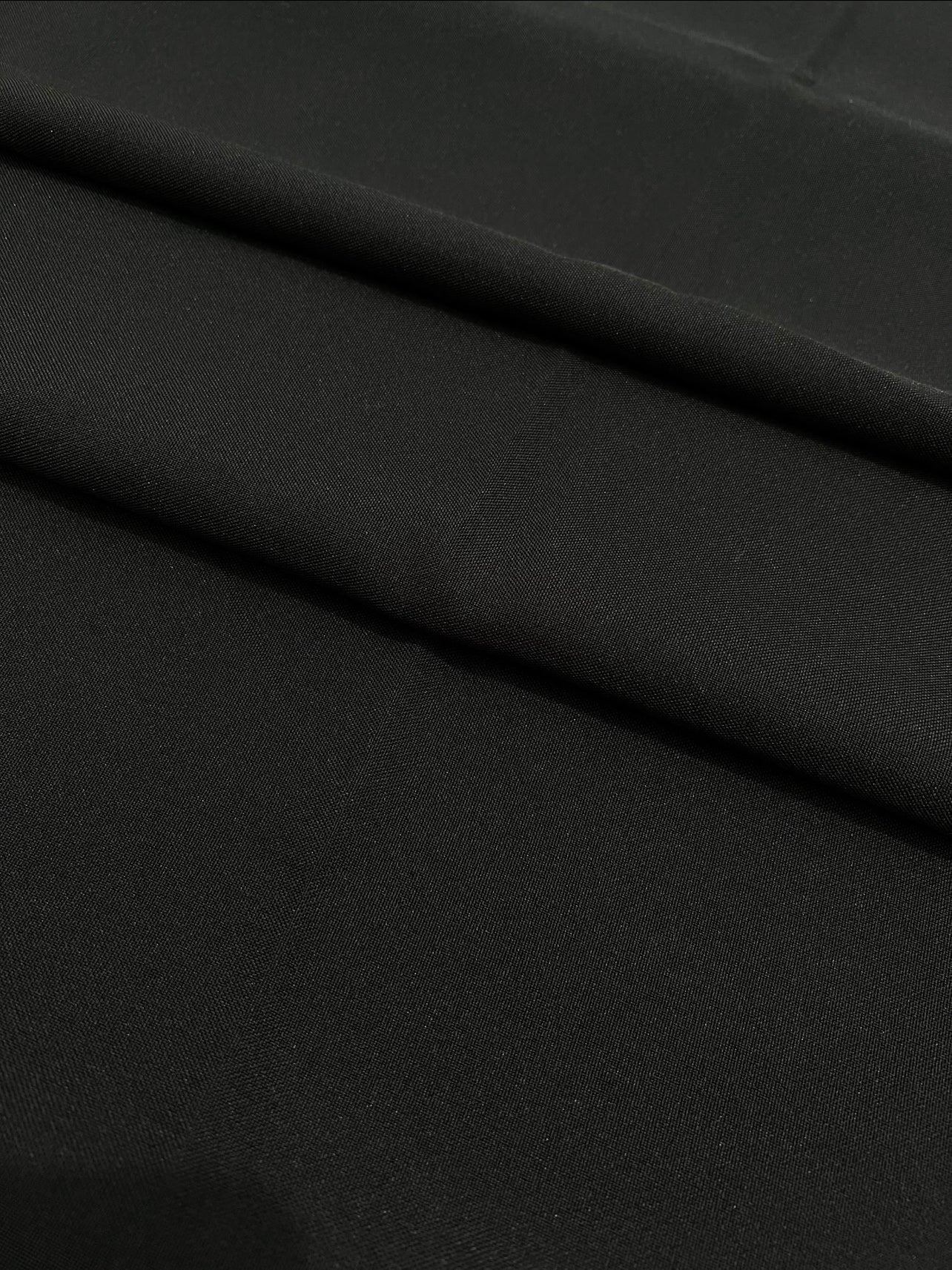 Black Poly Poplin - Image 5