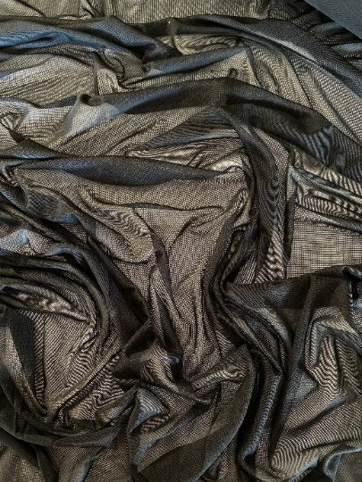 Black Power Mesh Fabric - Image 4