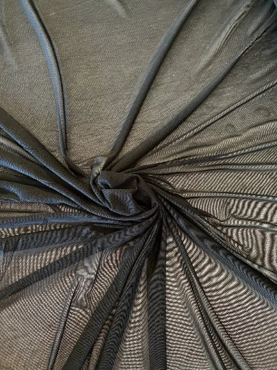 Black Power Mesh Fabric - Image 7