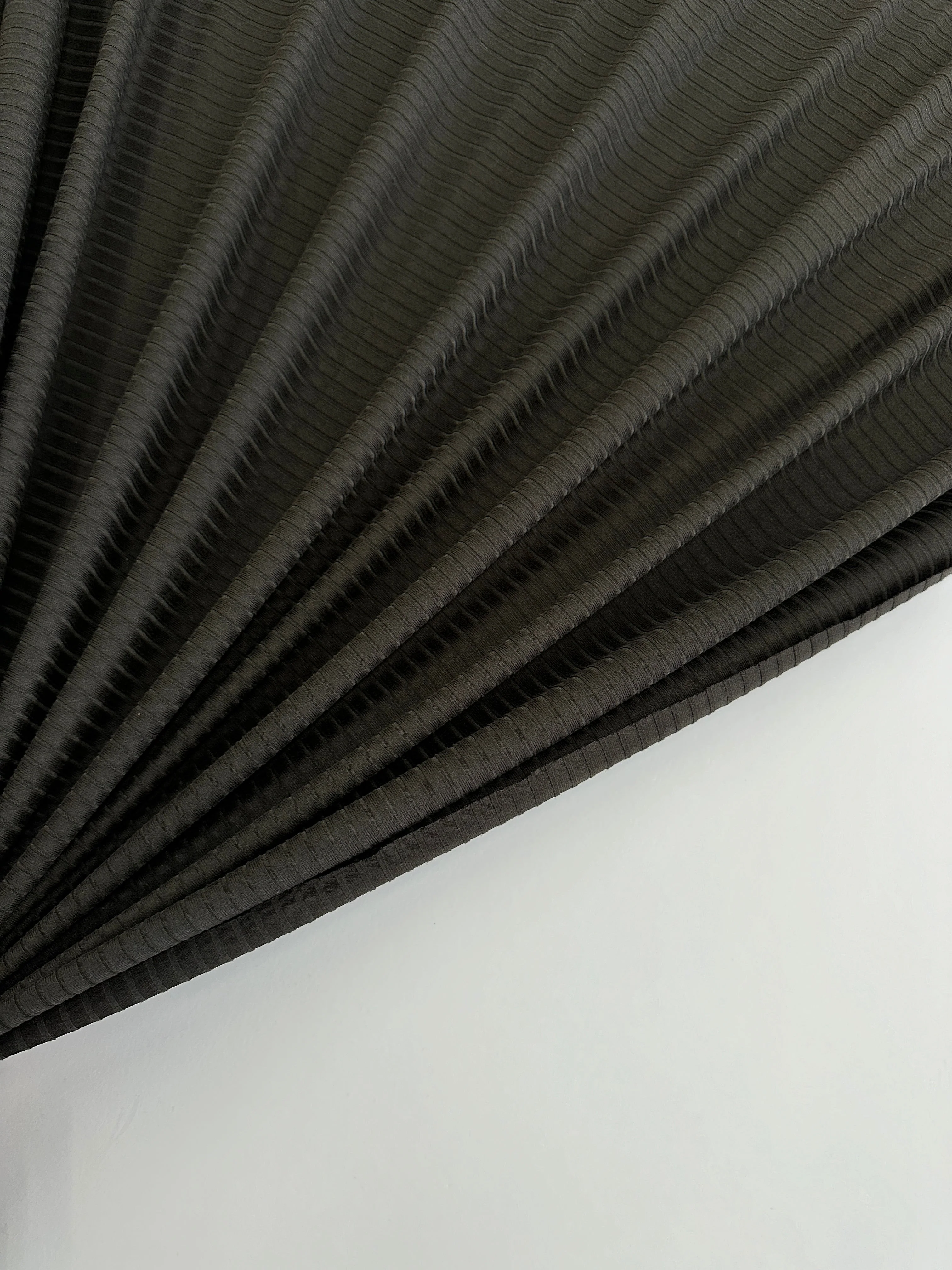 Black Rib Knit - Image 2
