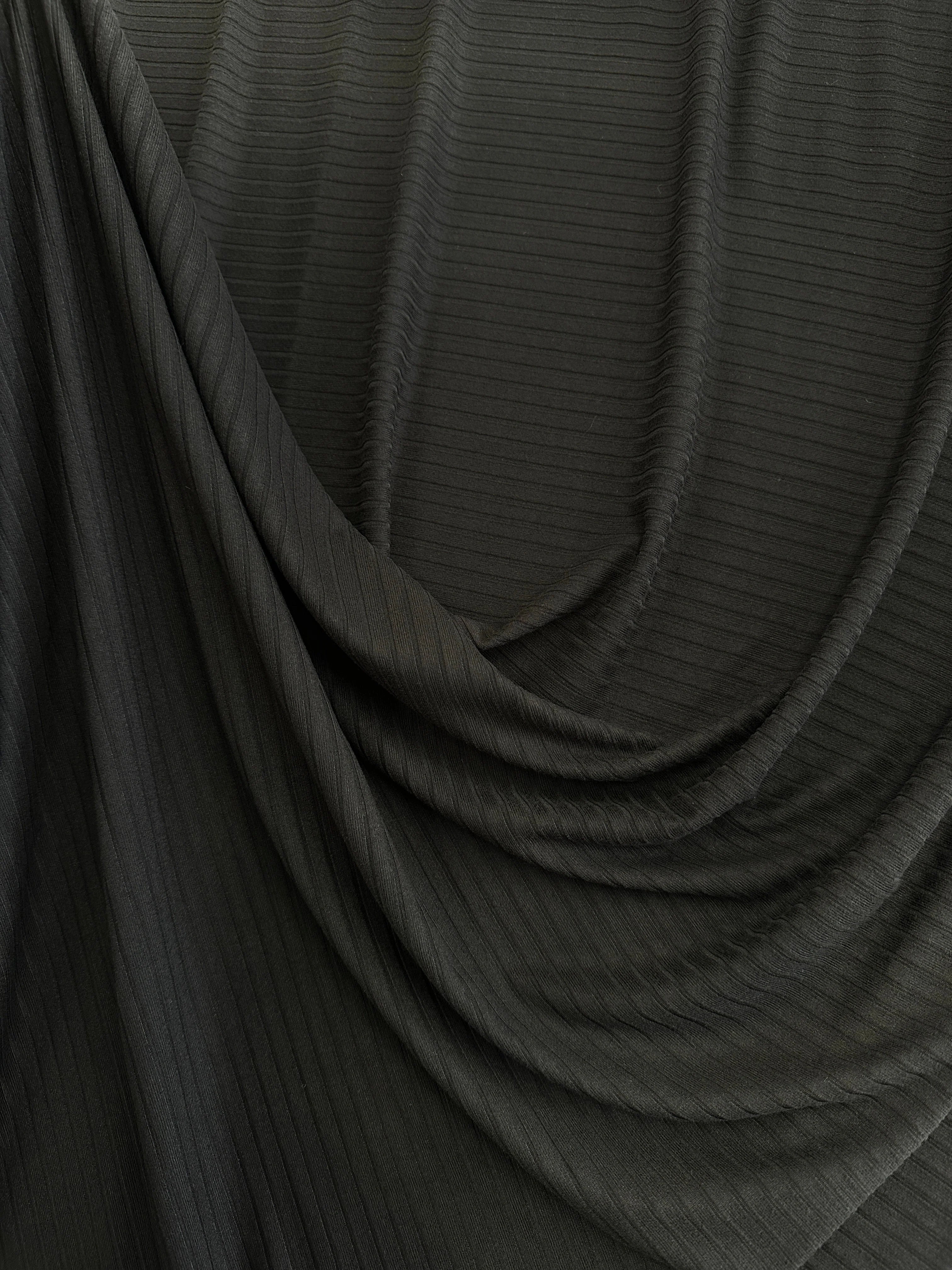 Black Rib Knit - Image 4