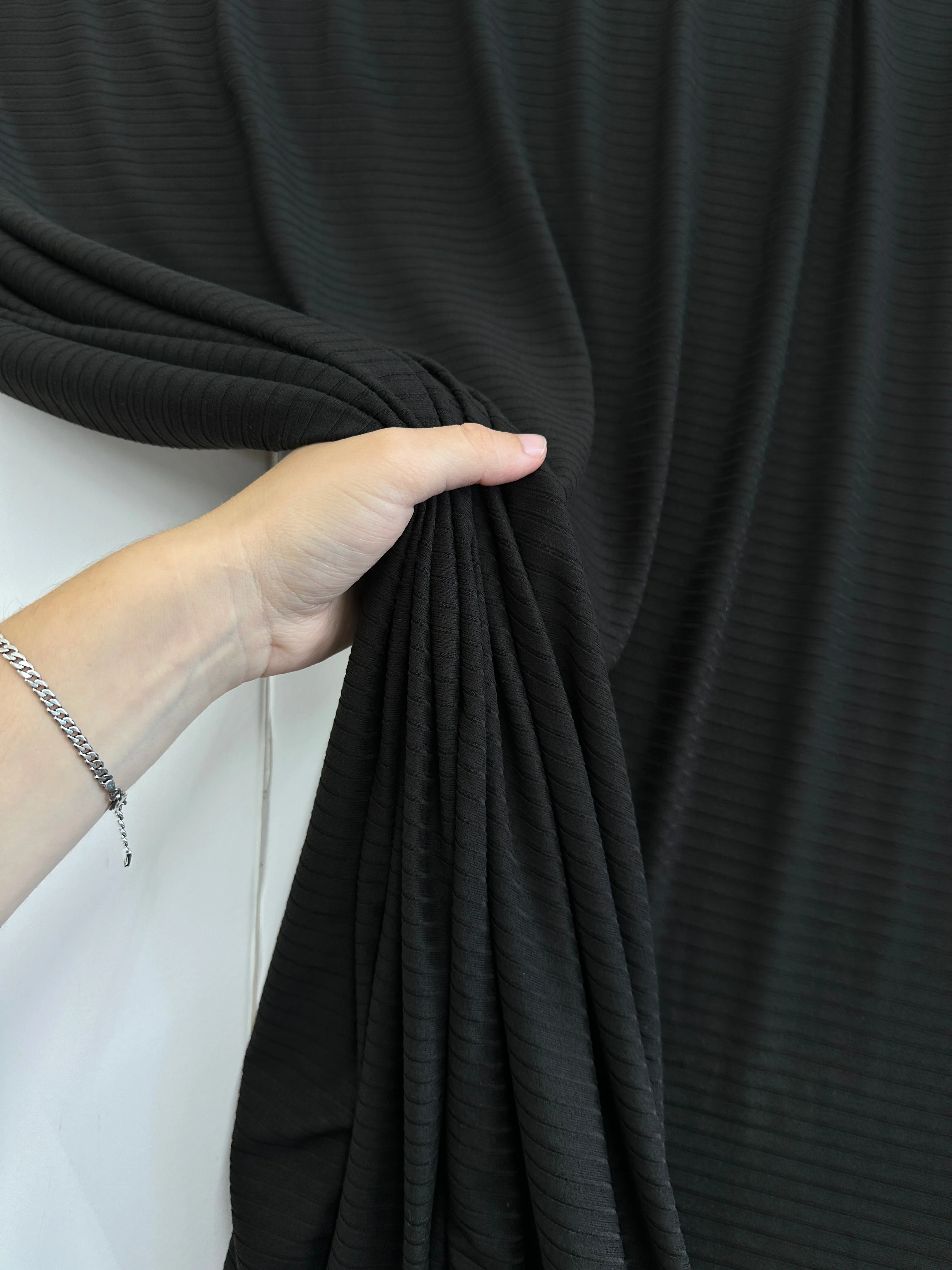 Black Rib Knit - Image 6