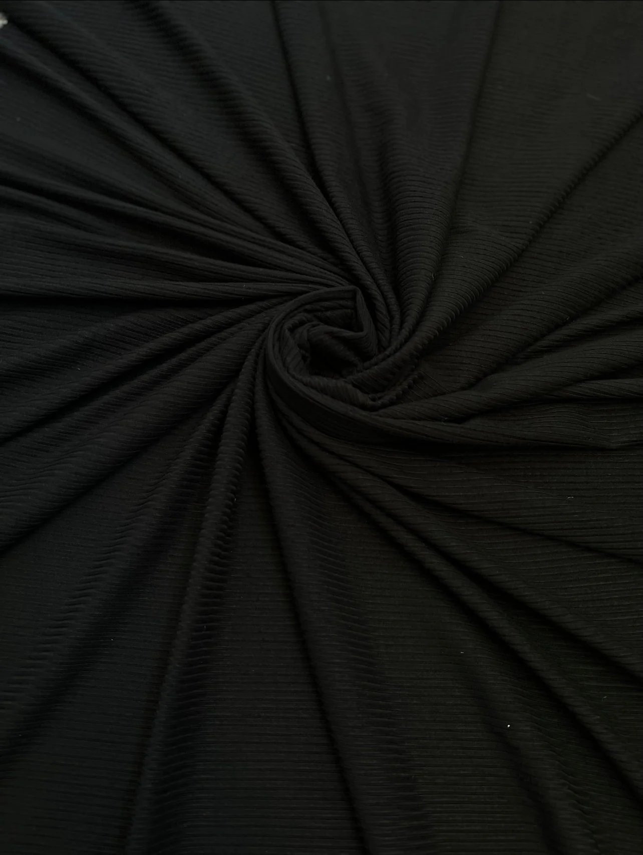 Black Rib Knit - Image 2