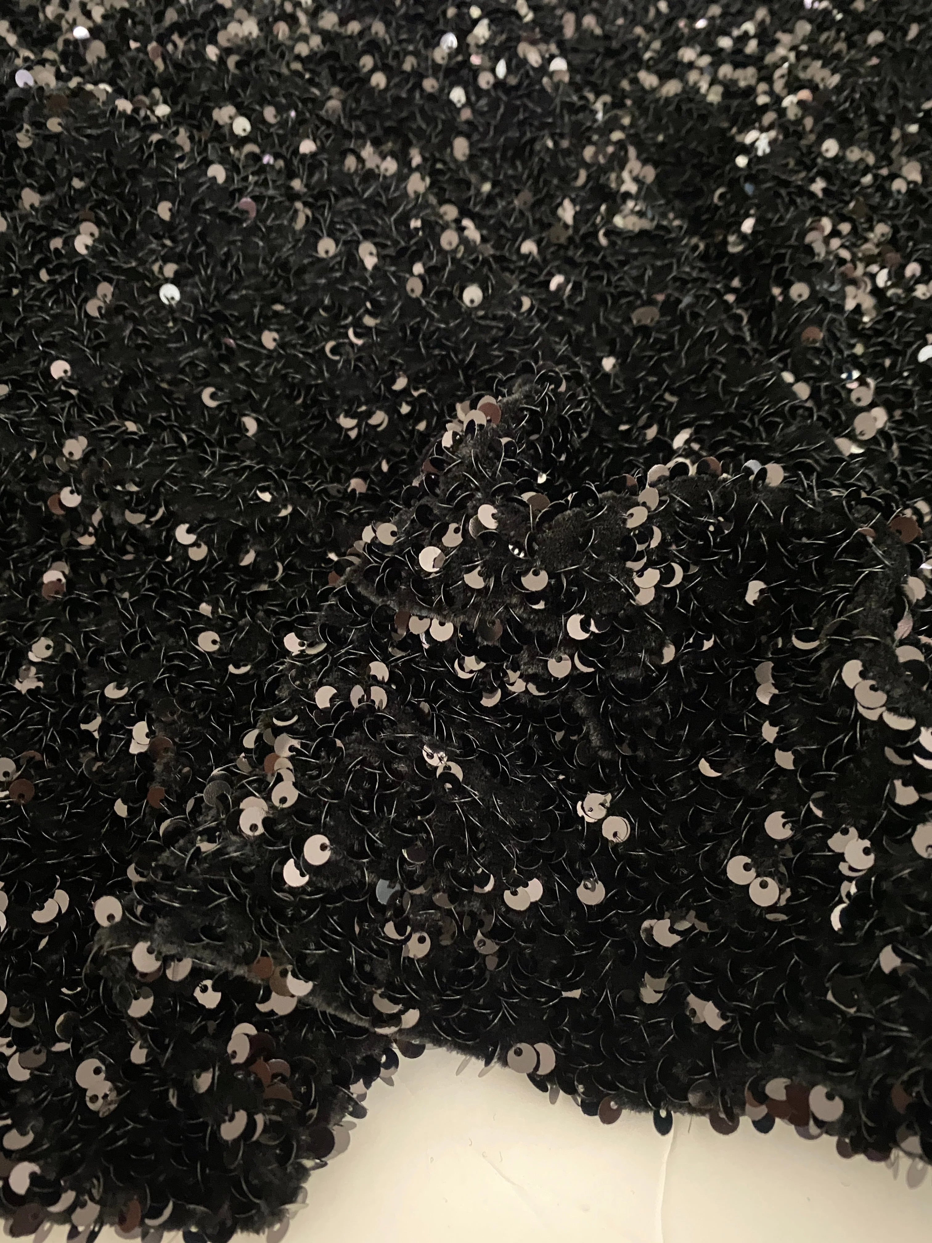 Black Sequin on Velvet - Image 3