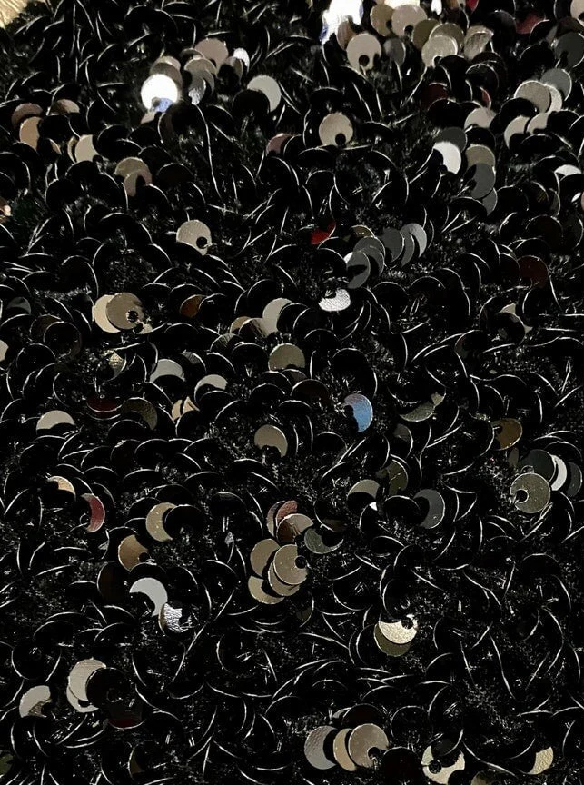 Black Sequin on Velvet - Image 7