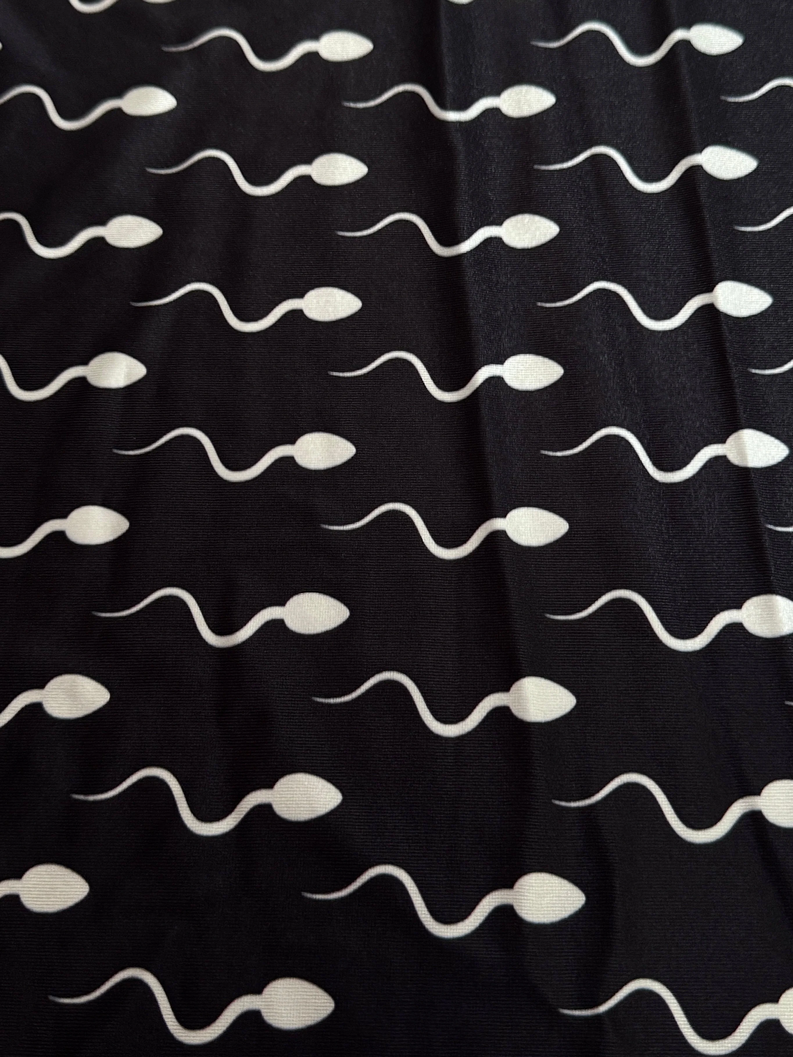 Black Fastest Swimmer Nylon Spandex