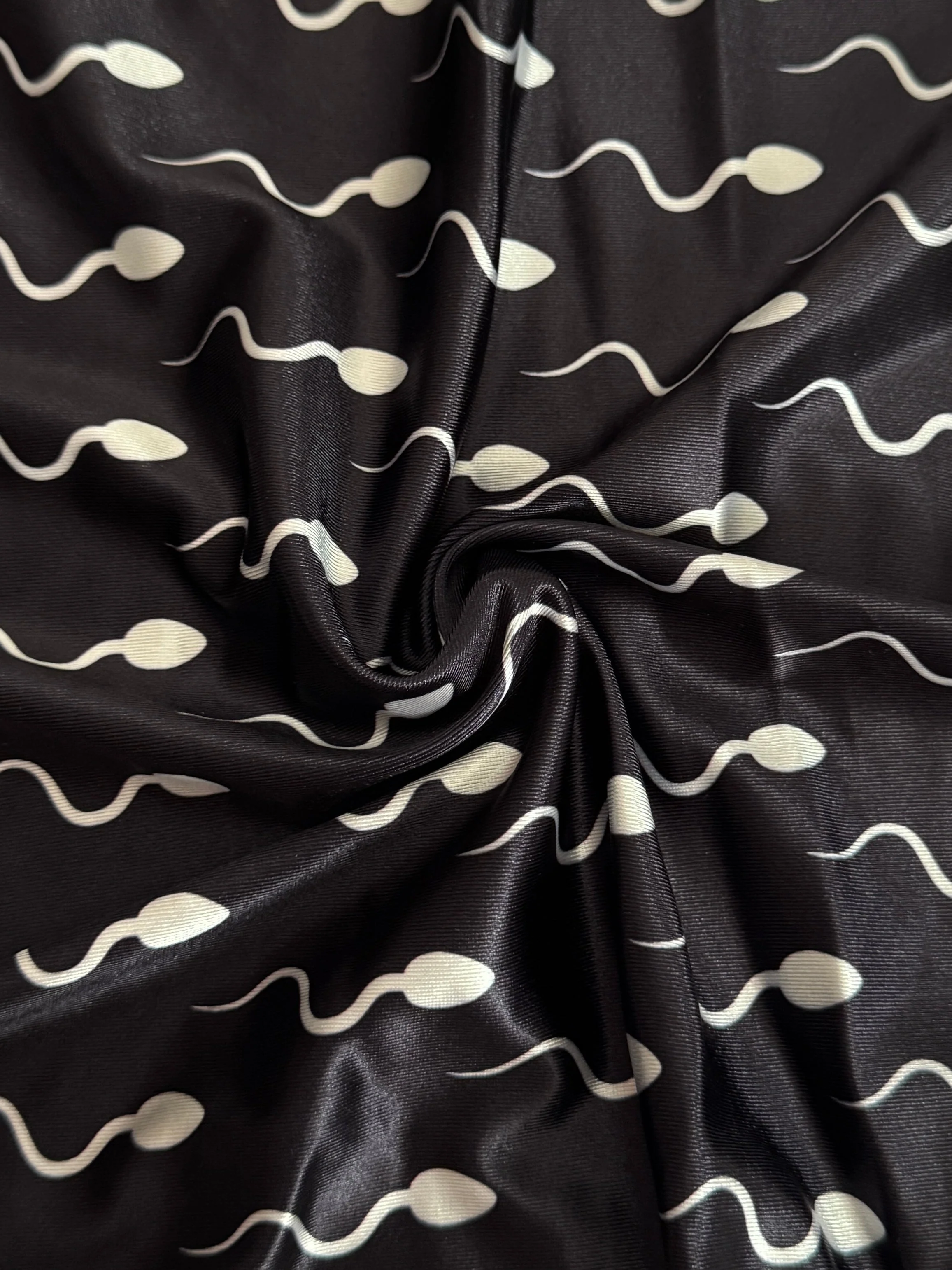 Black Fastest Swimmer Nylon Spandex - Image 4