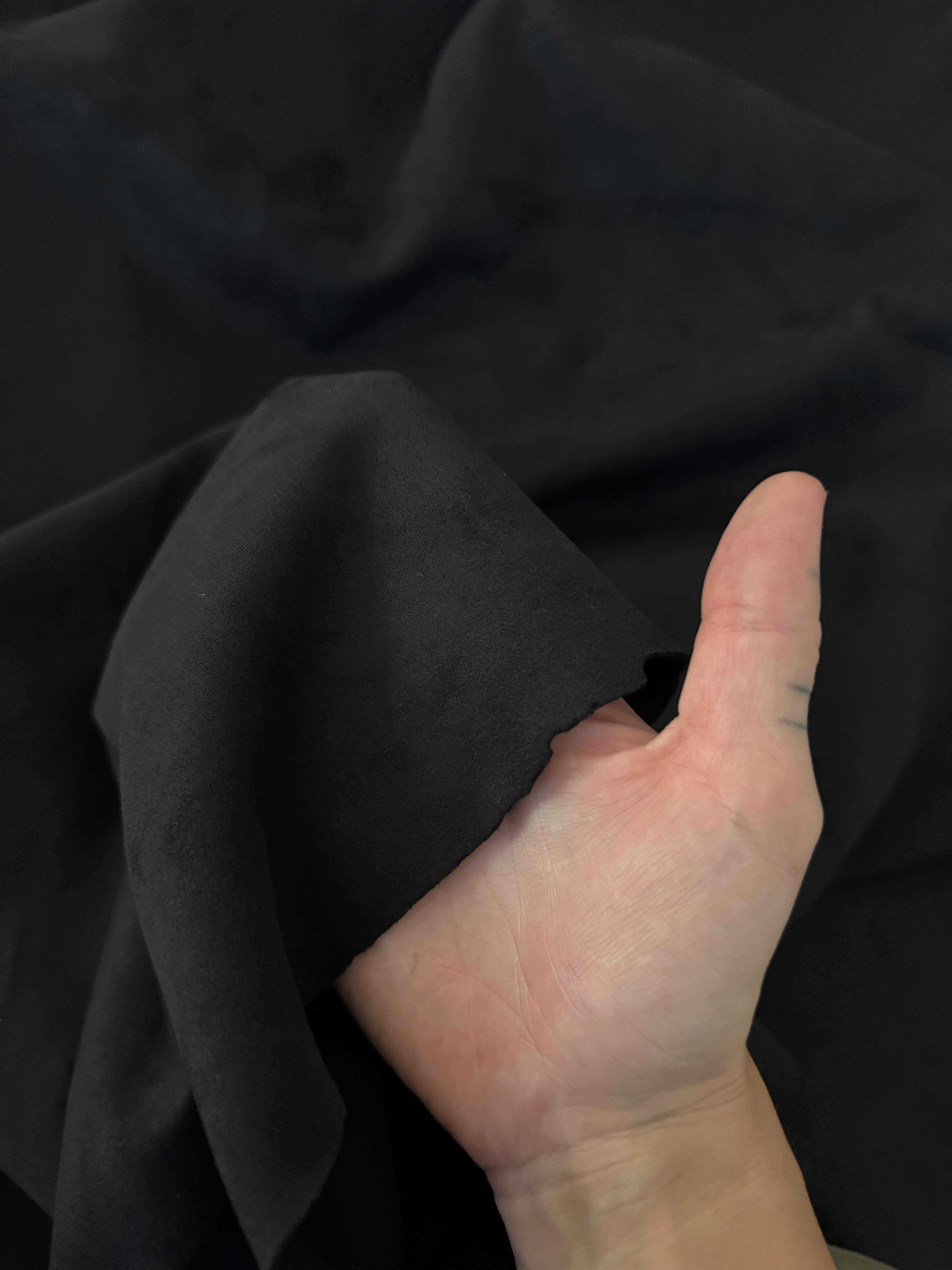 Black Stretch Apparel Techno Suede - Image 8