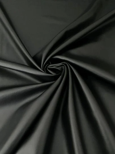 Black Stretch Faux Leather - Image 3
