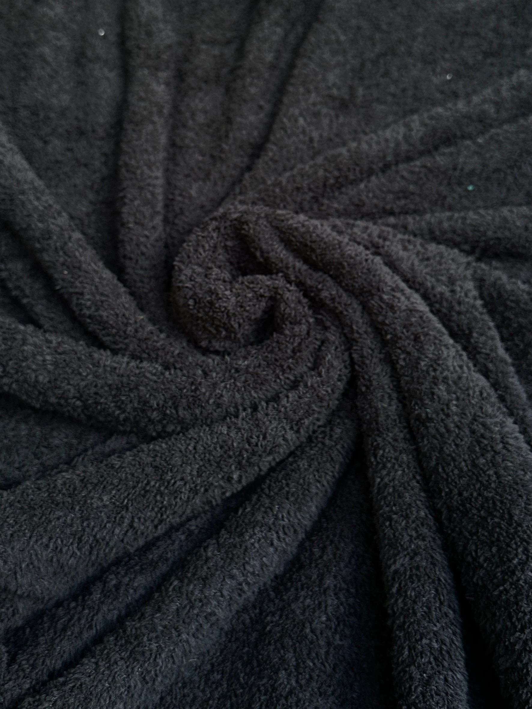 Black Terry Cloth Knit - Image 5