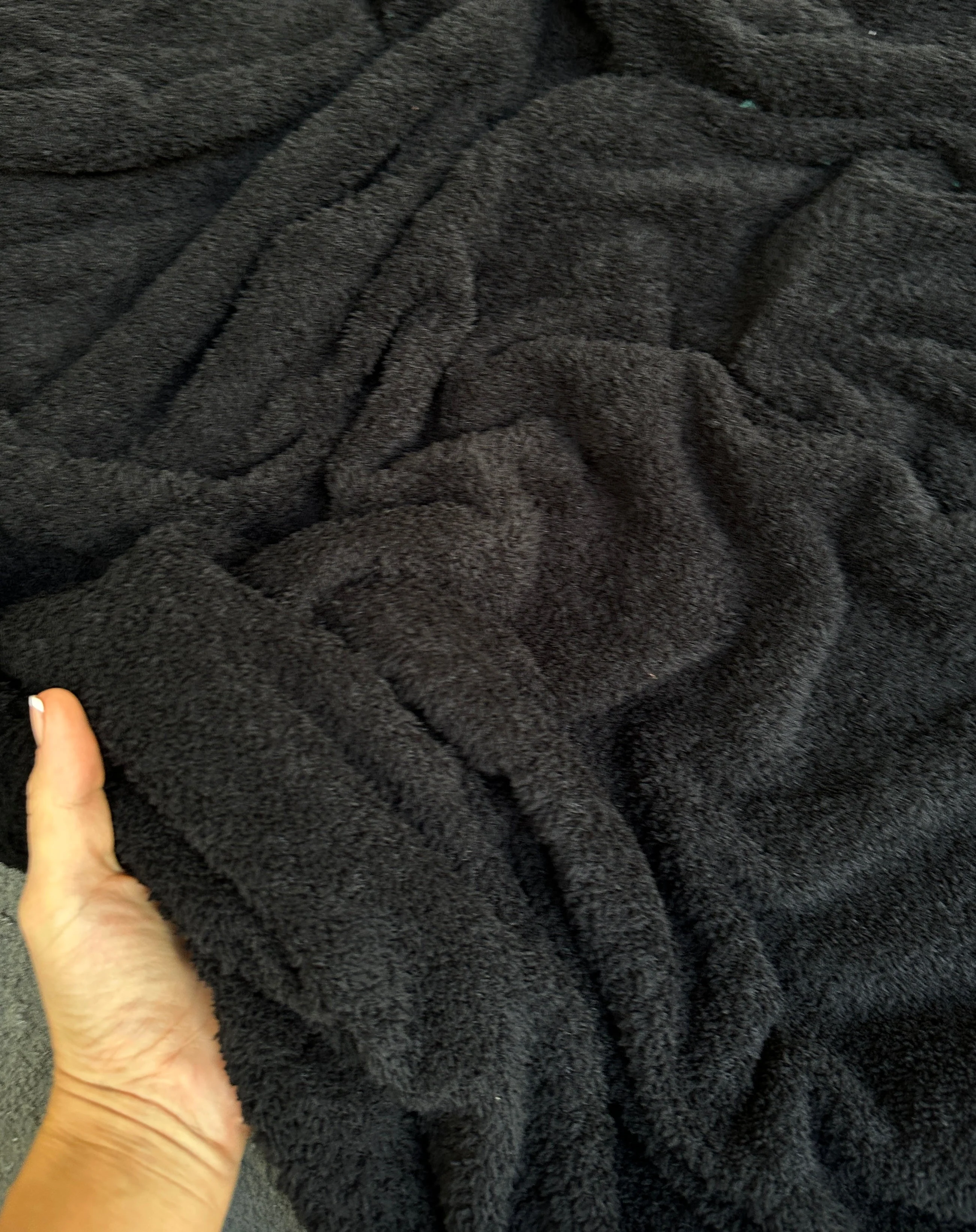 Black Terry Cloth Knit - Image 6