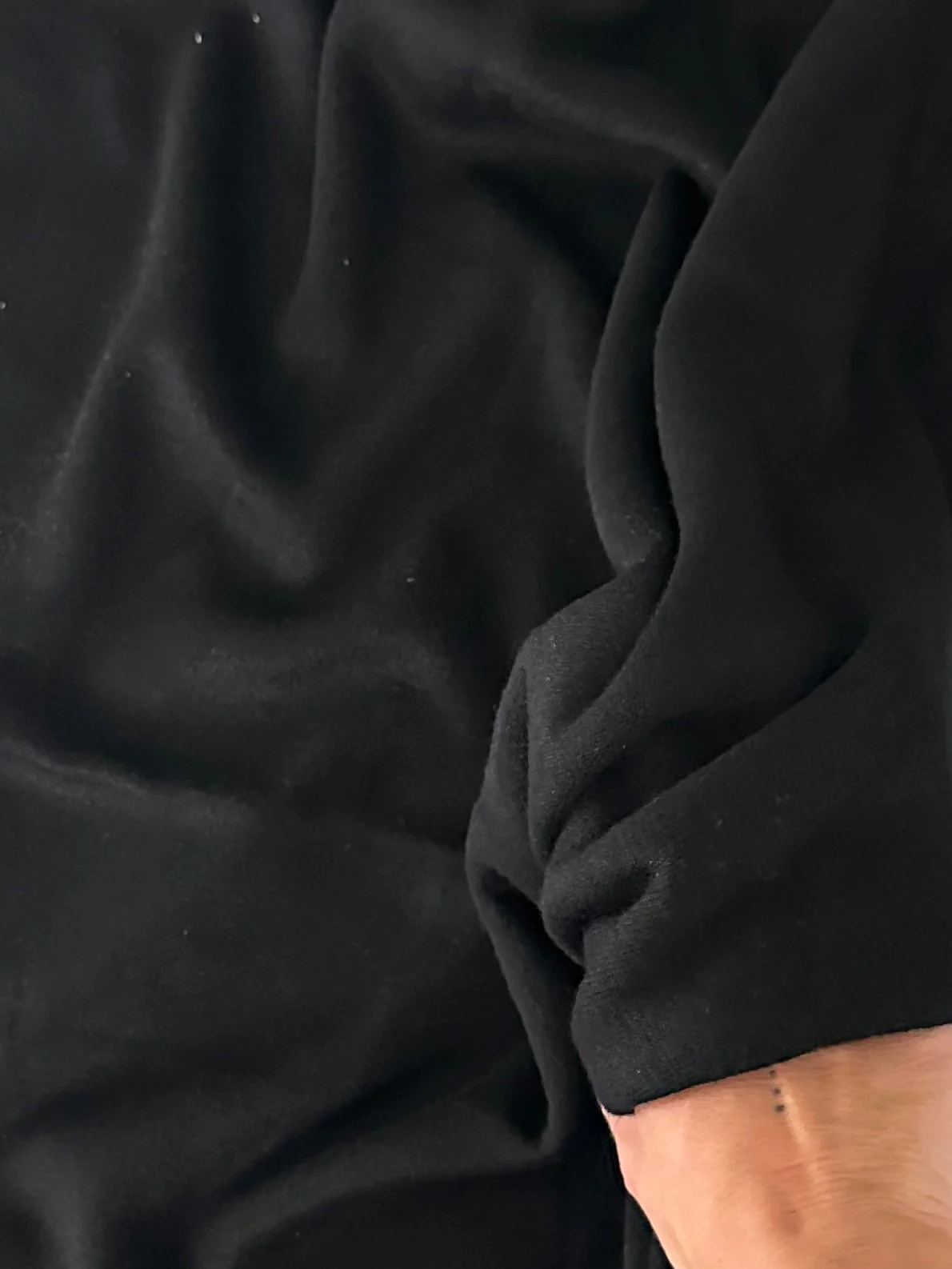 Black Ultra Soft Faux Cashmere - Image 2
