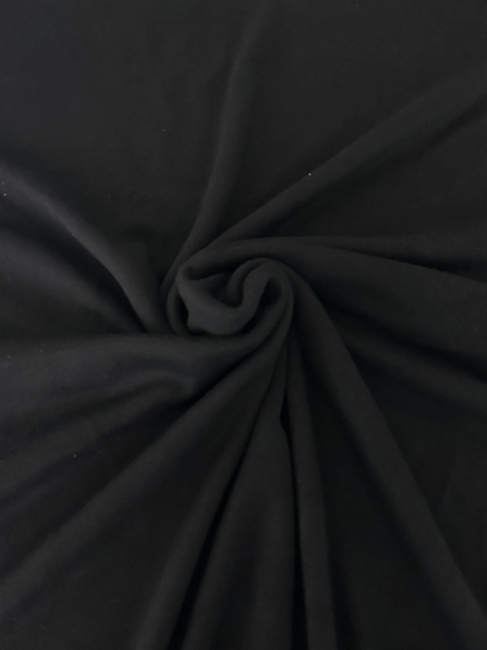 Black Ultra Soft Faux Cashmere - Image 3