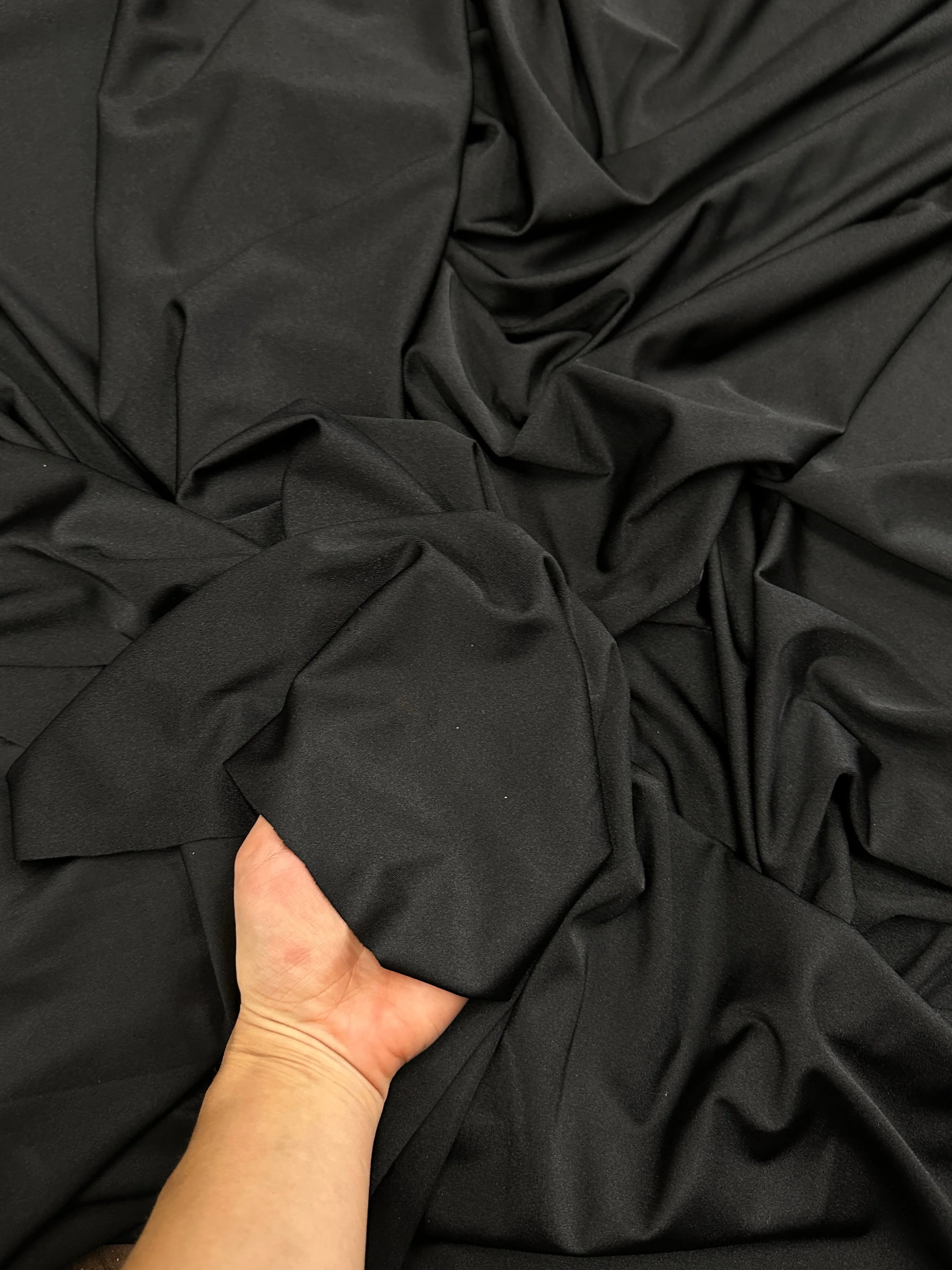 Black Lulu Yoga Nylon Spandex - Image 5