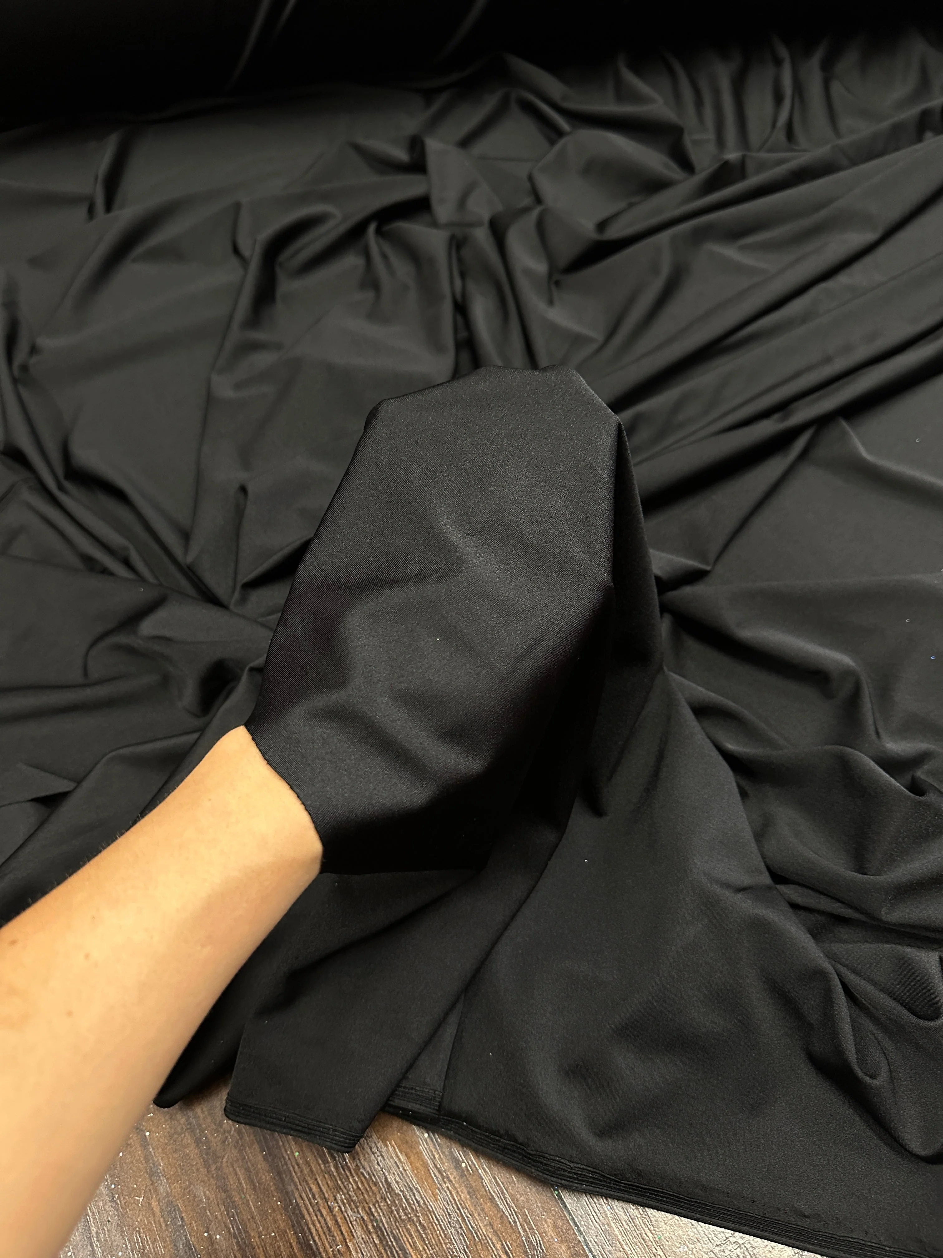 Black Lulu Yoga Nylon Spandex - Image 9