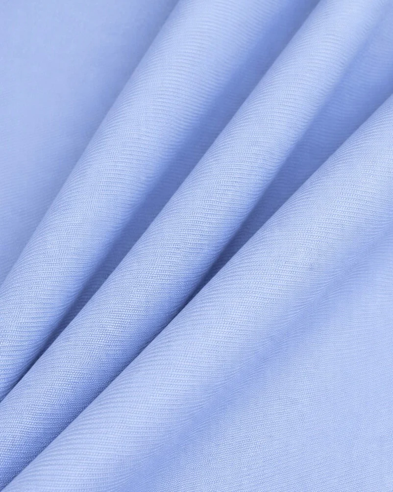 Blue Denim Look Stretch Twill - Image 2