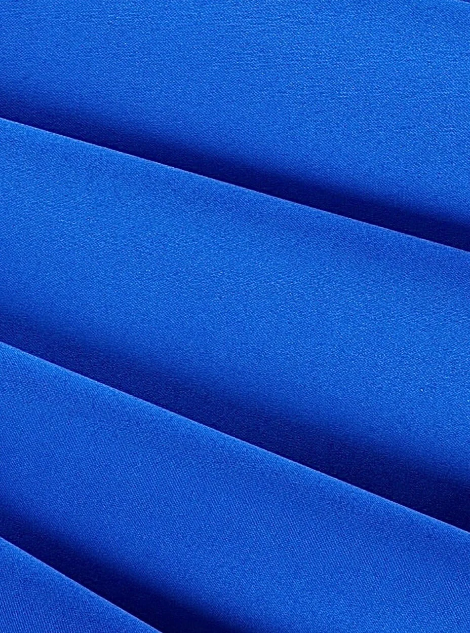 Royal Blue Duchesse Satin - Image 4