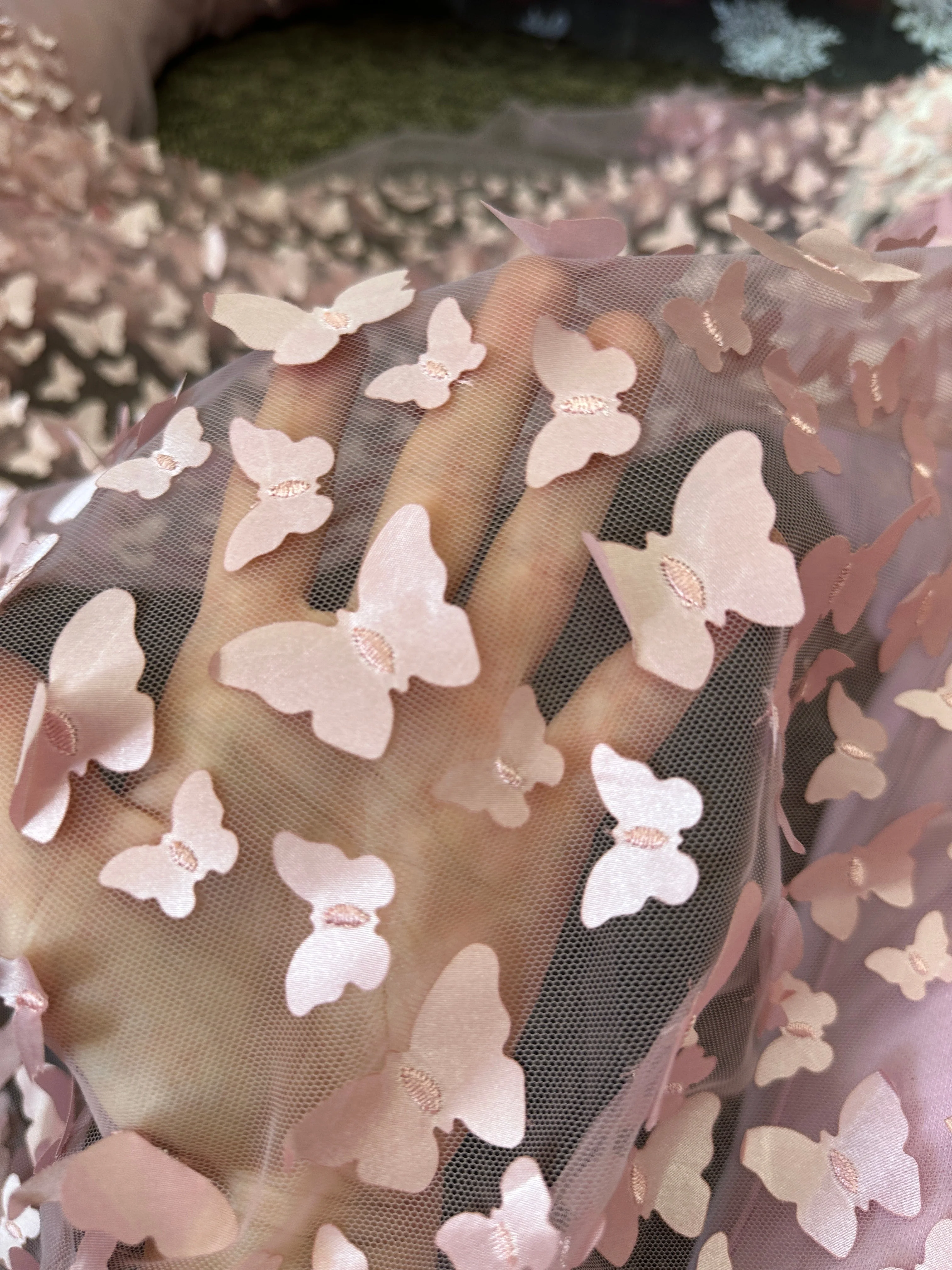 Blush 3D Butterfly Lace - Image 7
