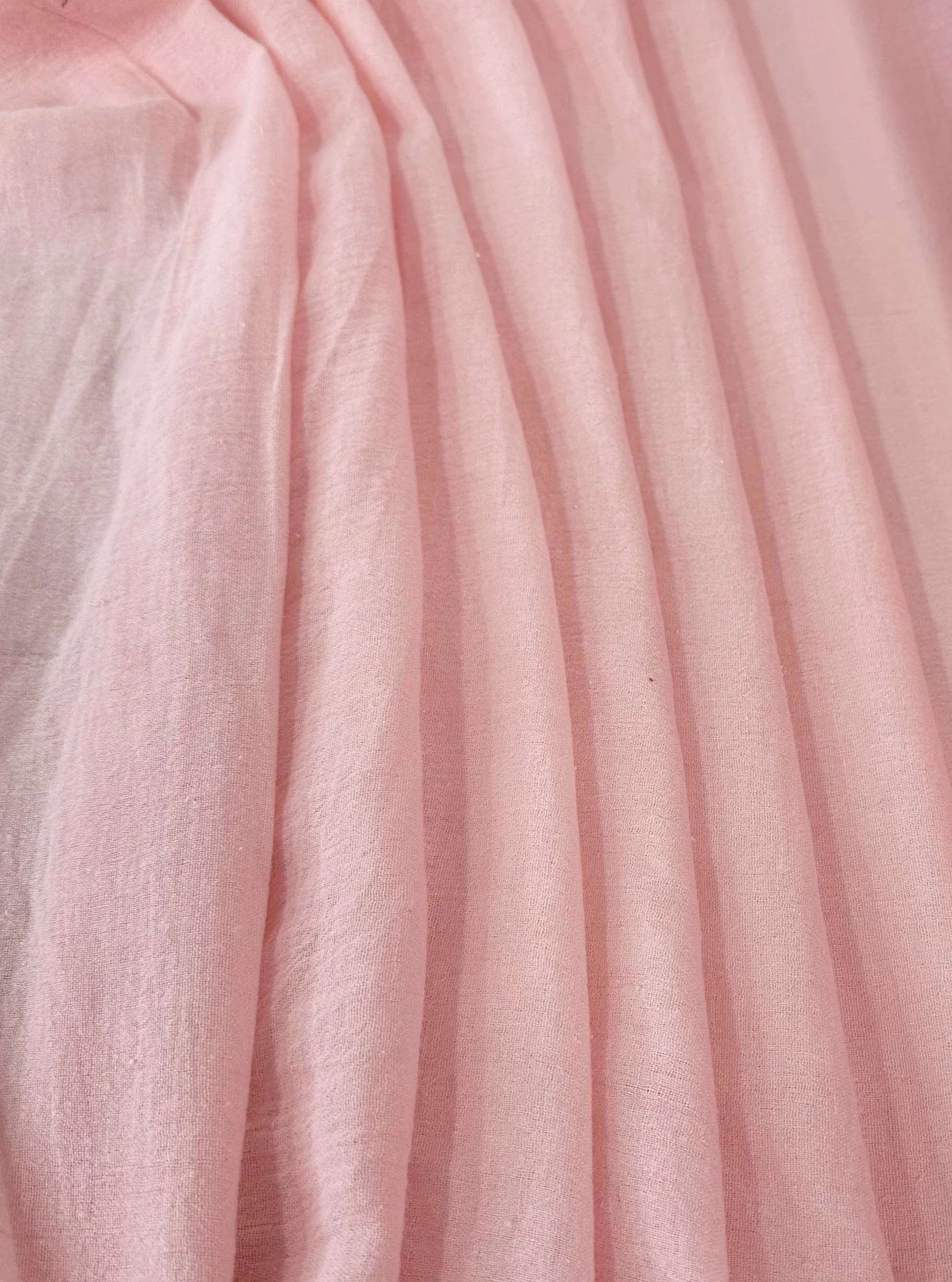 Blush Crinkle Cotton Gauze - Image 5