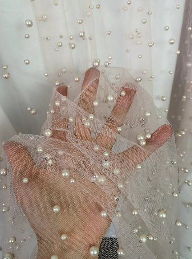 Blush Pearl Tulle - Image 2