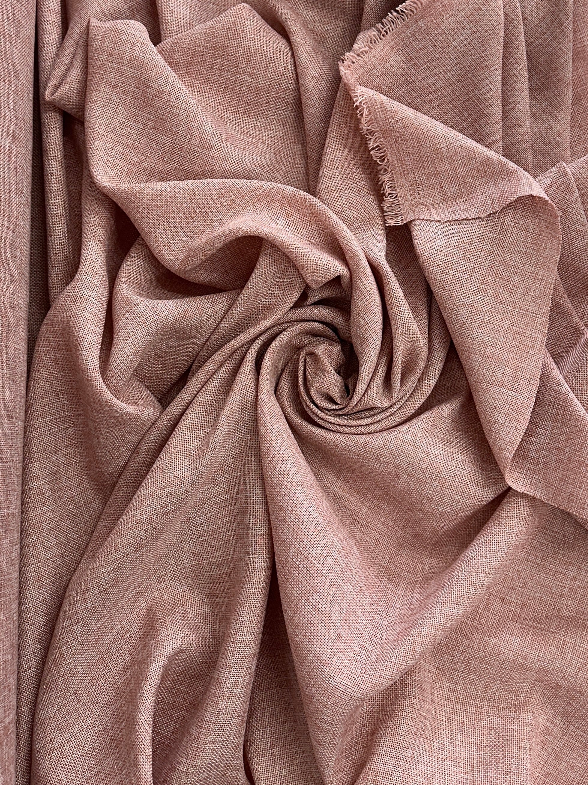 Blush Pink Faux Linen - Image 4