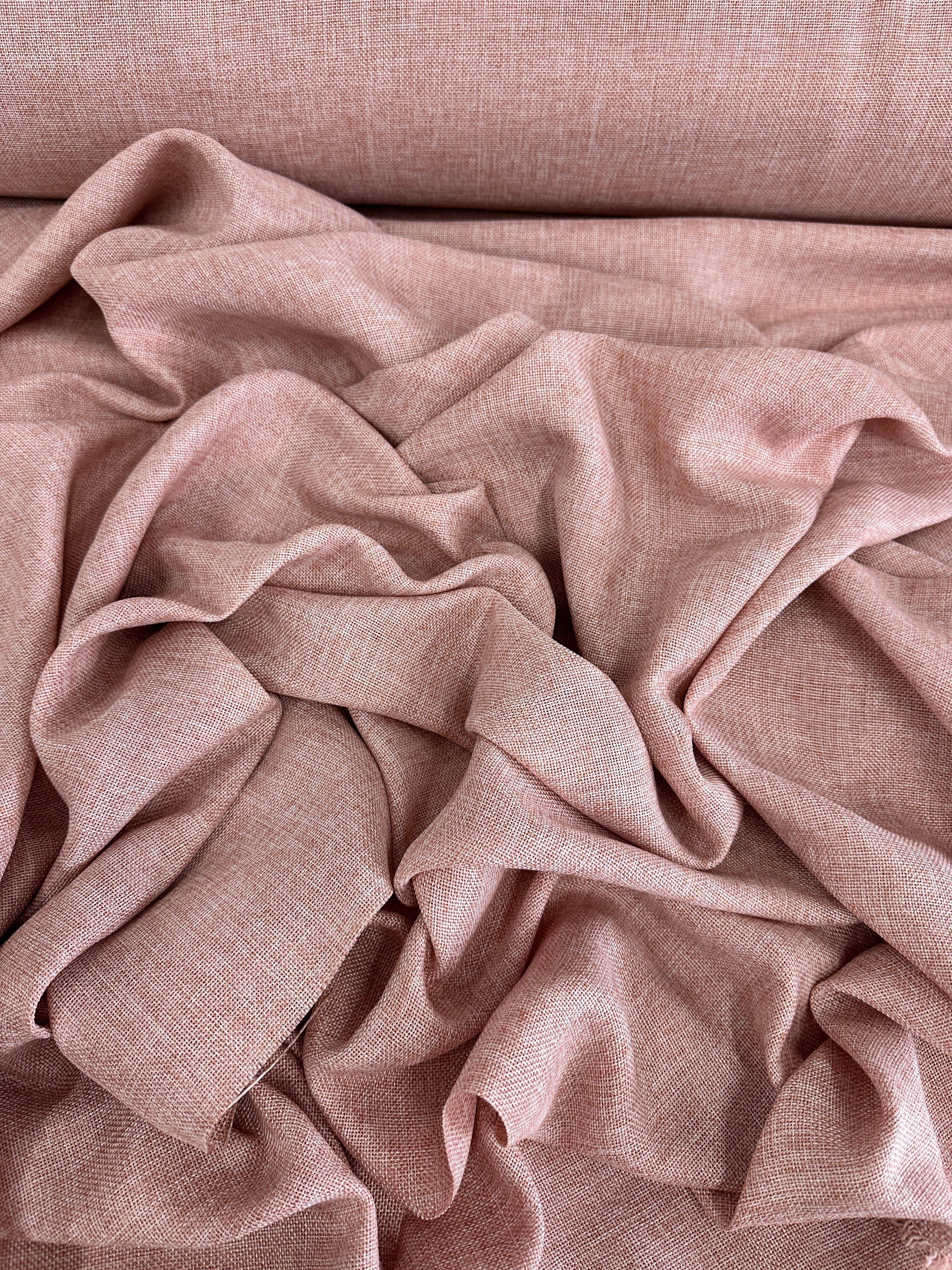 Blush Pink Faux Linen - Image 6