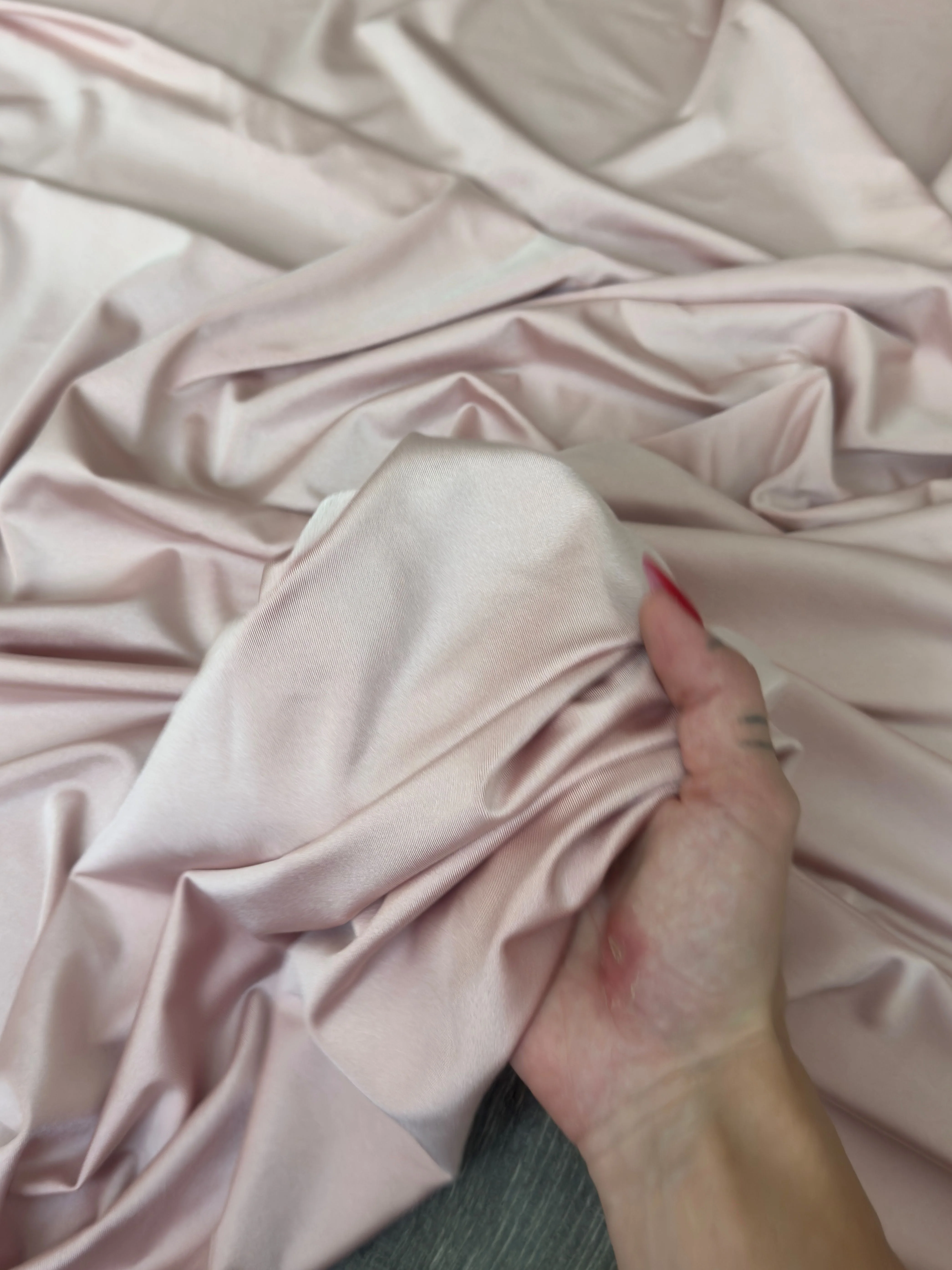 Blush Pink Lulu Yoga Nylon Spandex - Image 4