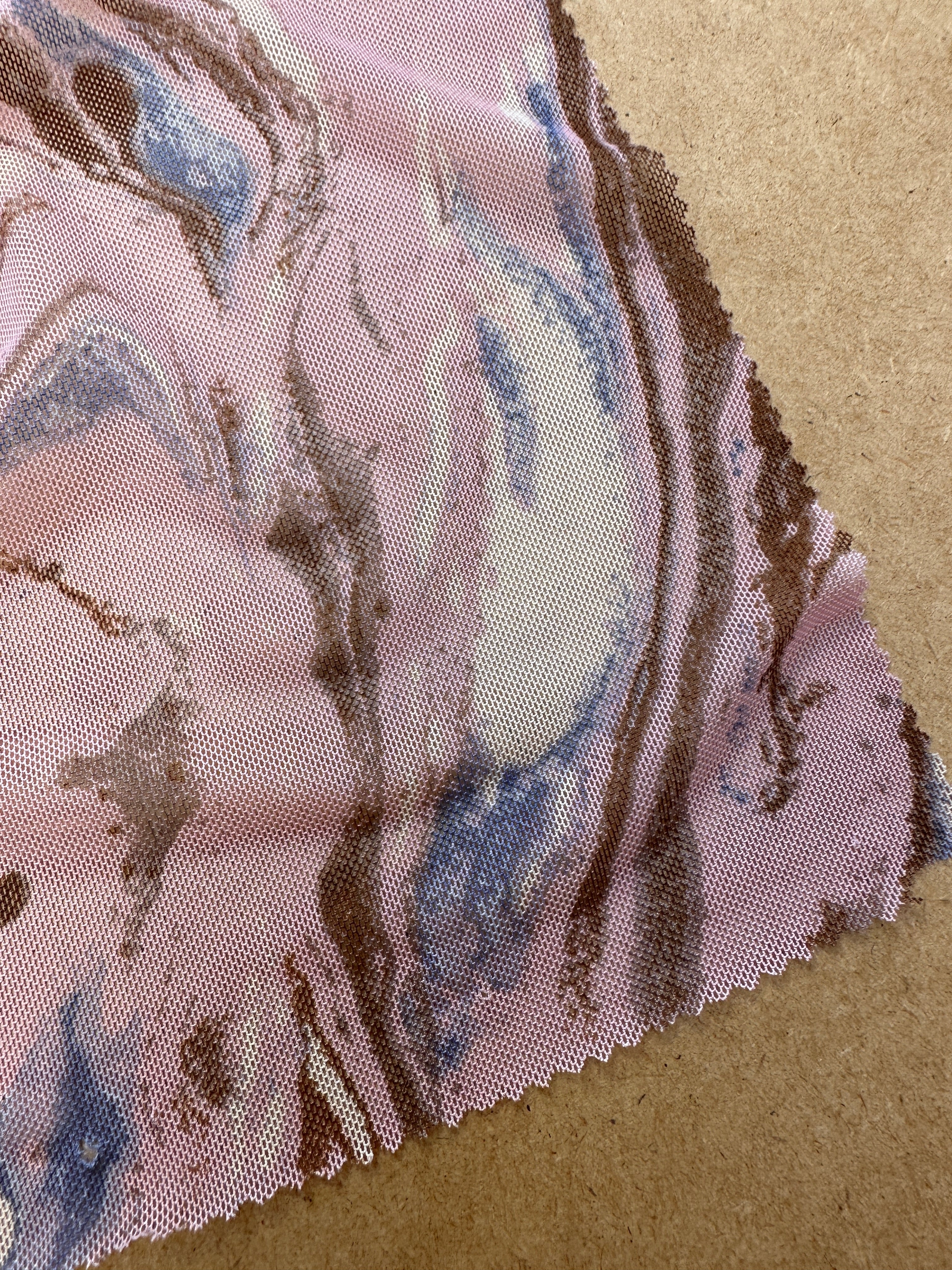 Blush Pink Marble Power Mesh - Image 6