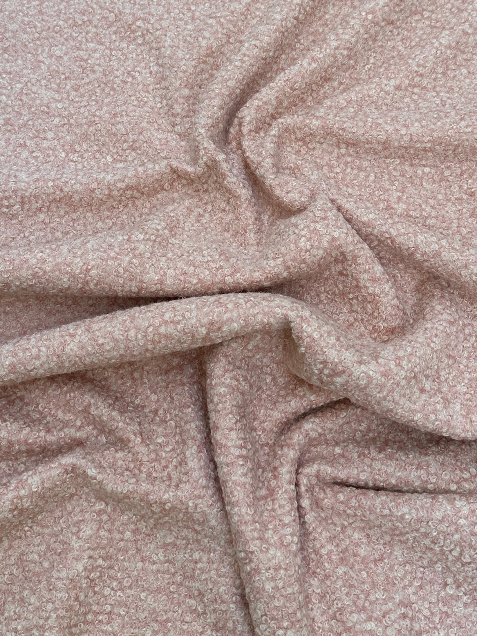 Blush Pink Premium Lamb Faux Wool - Image 7