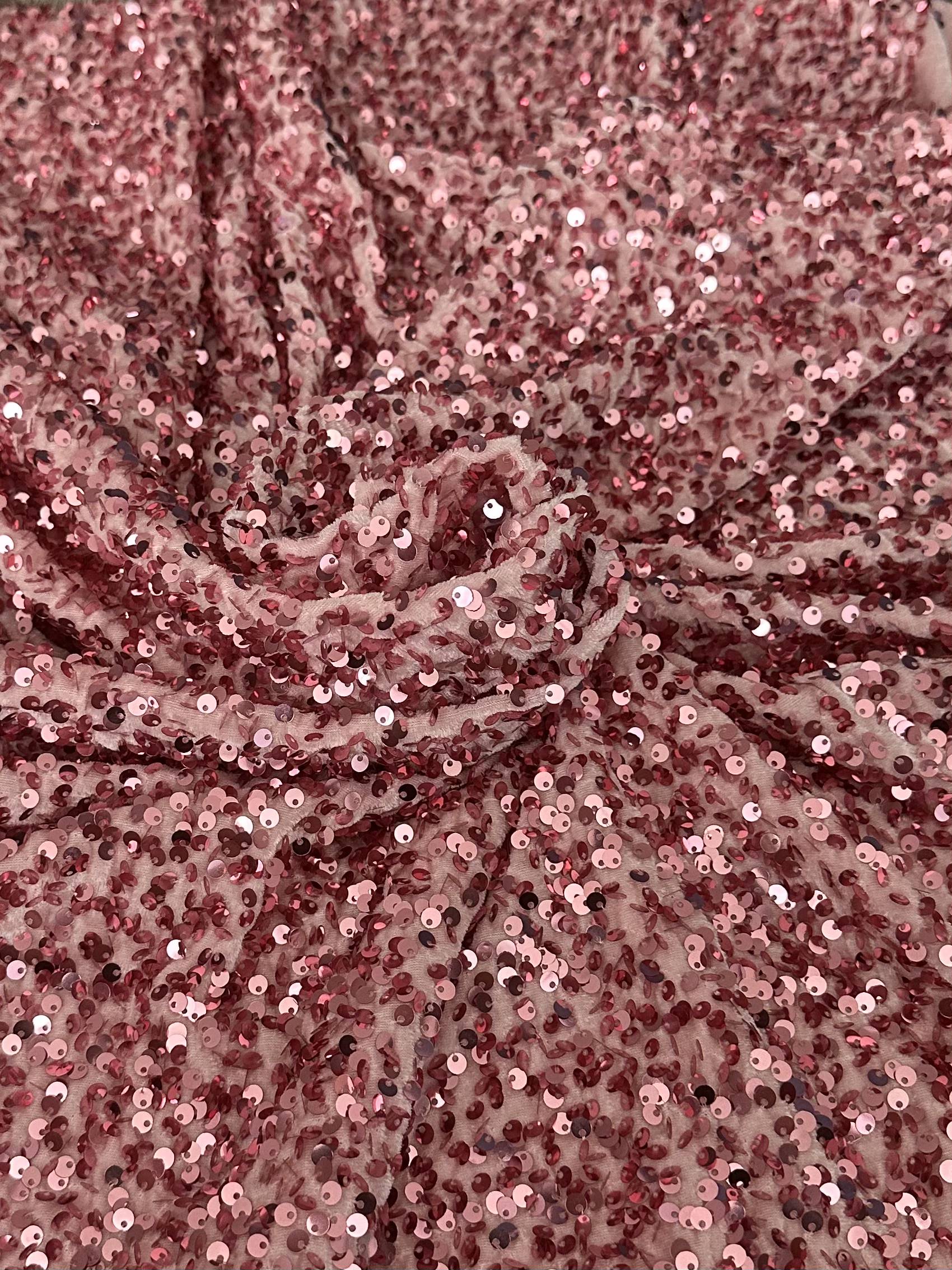 Blush Sequin on Velvet - Image 5