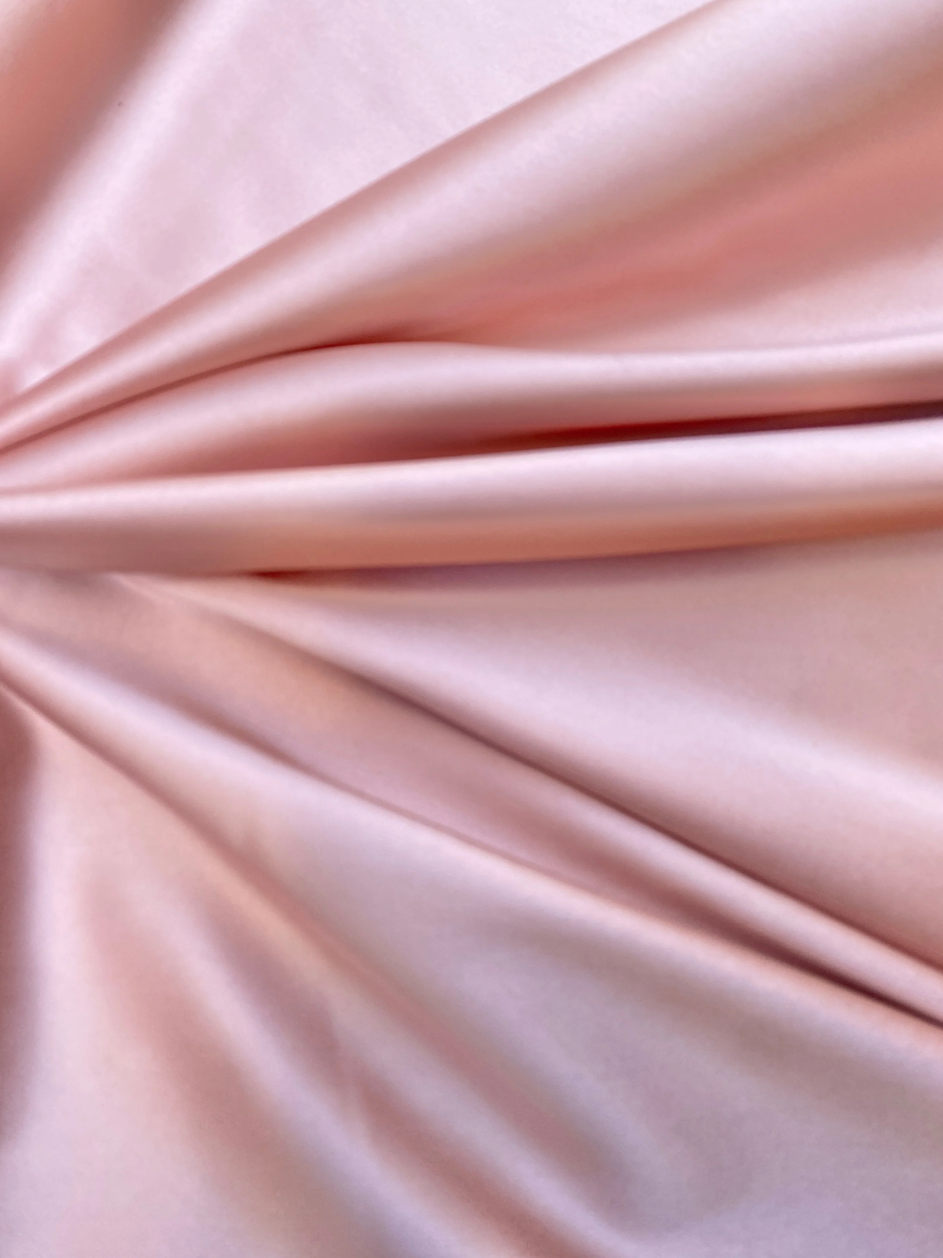 Blush Stretch Crepe Back Satin - Image 5