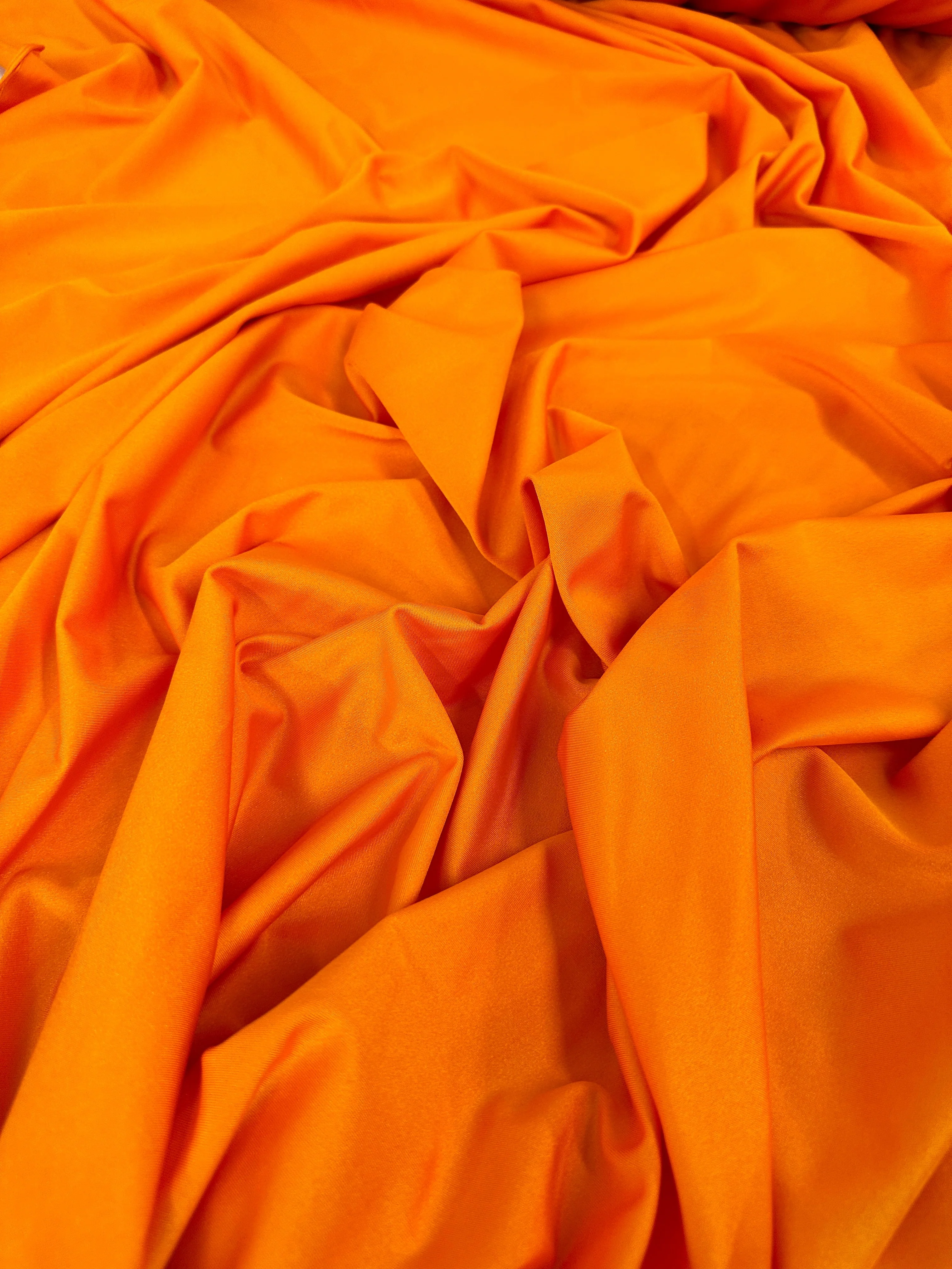 Bright Orange Lulu Yoga Nylon Spandex - Image 3