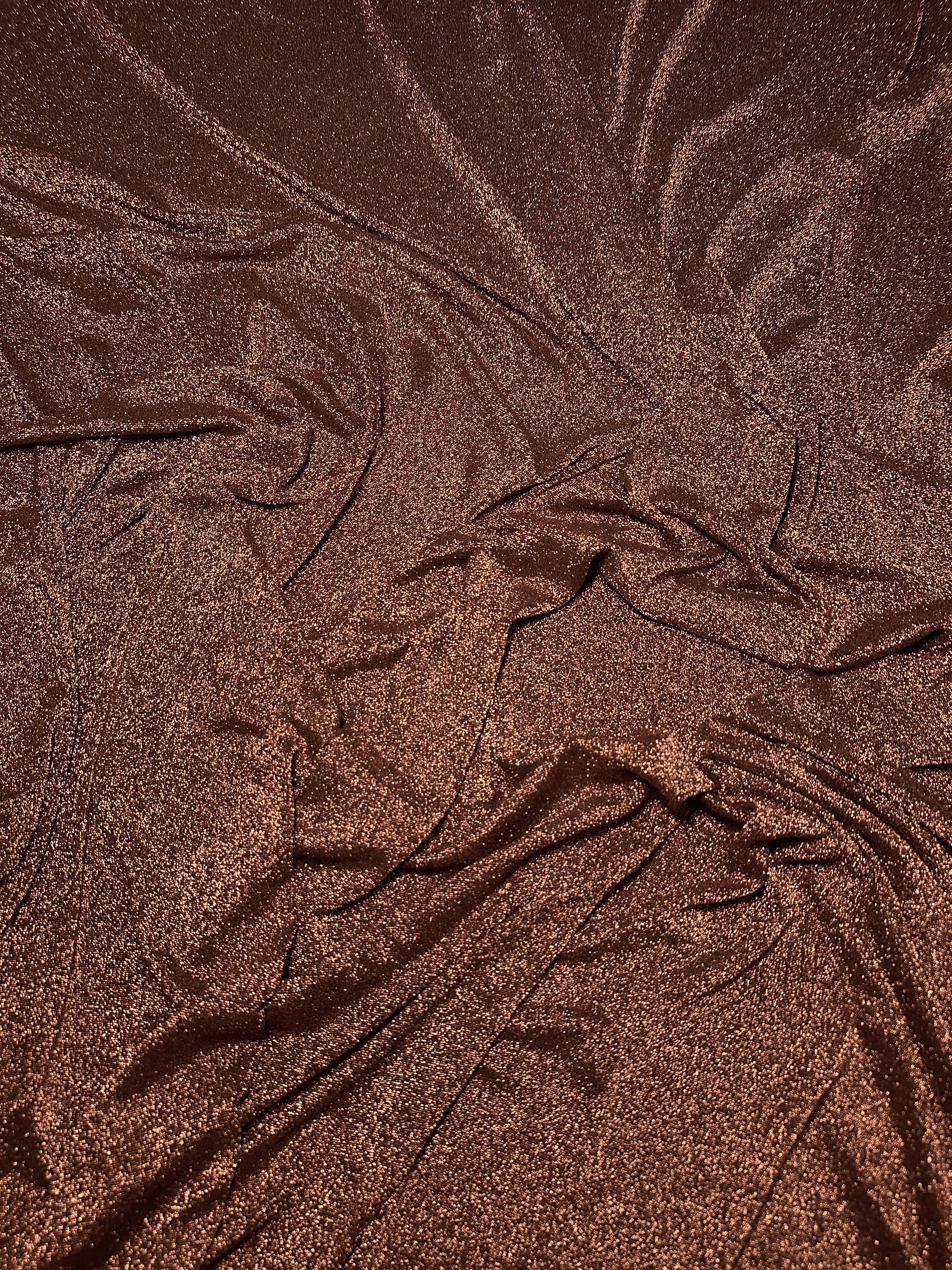 Bronze Copper Spandex Lurex Knit - Image 5