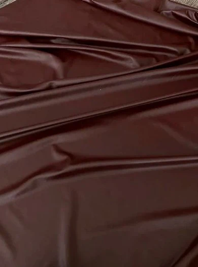 Burgundy 4 Way Stretch Faux Leather - Image 2