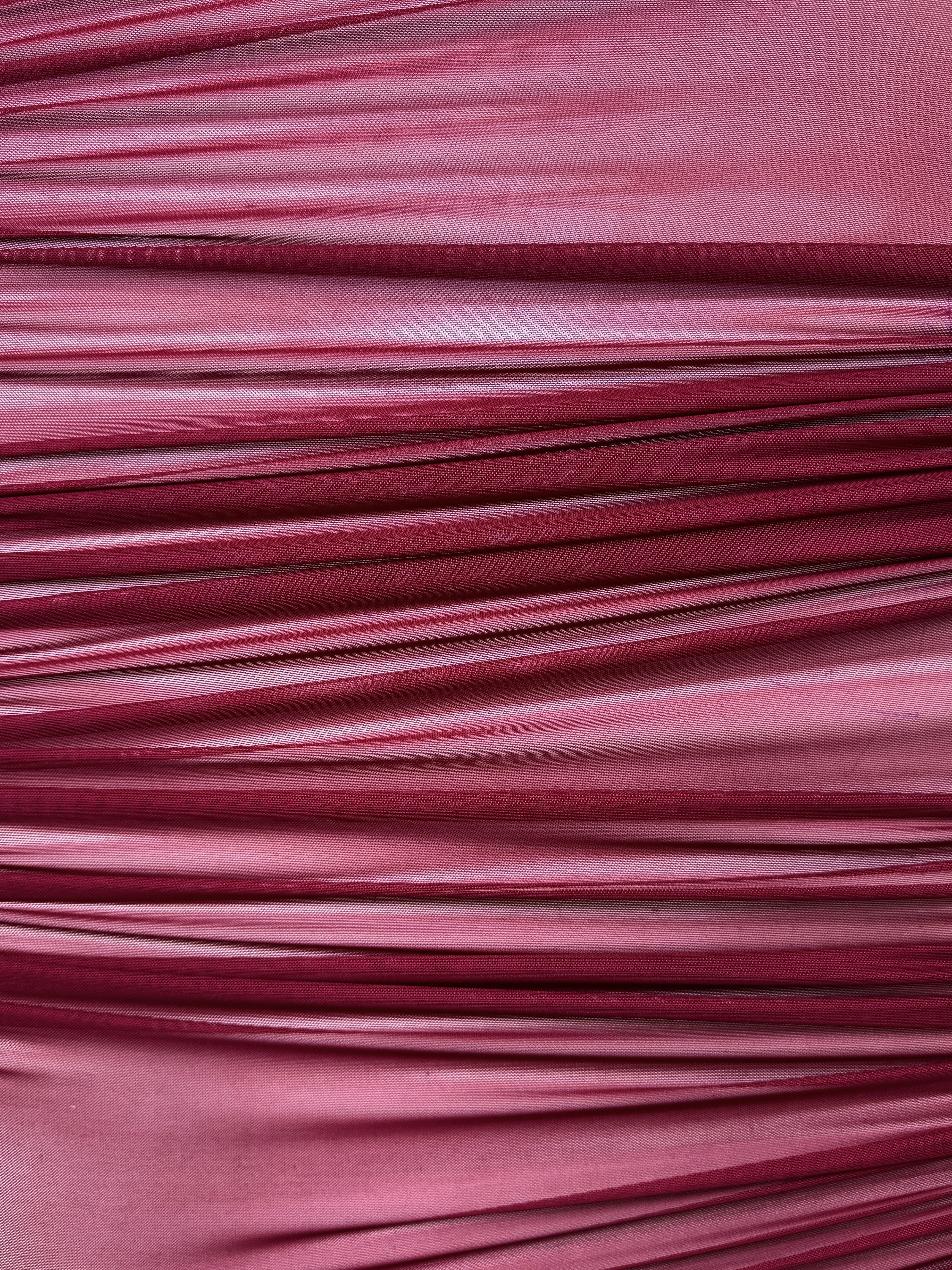 Burgundy 4 Way Stretch Power Mesh - Image 3