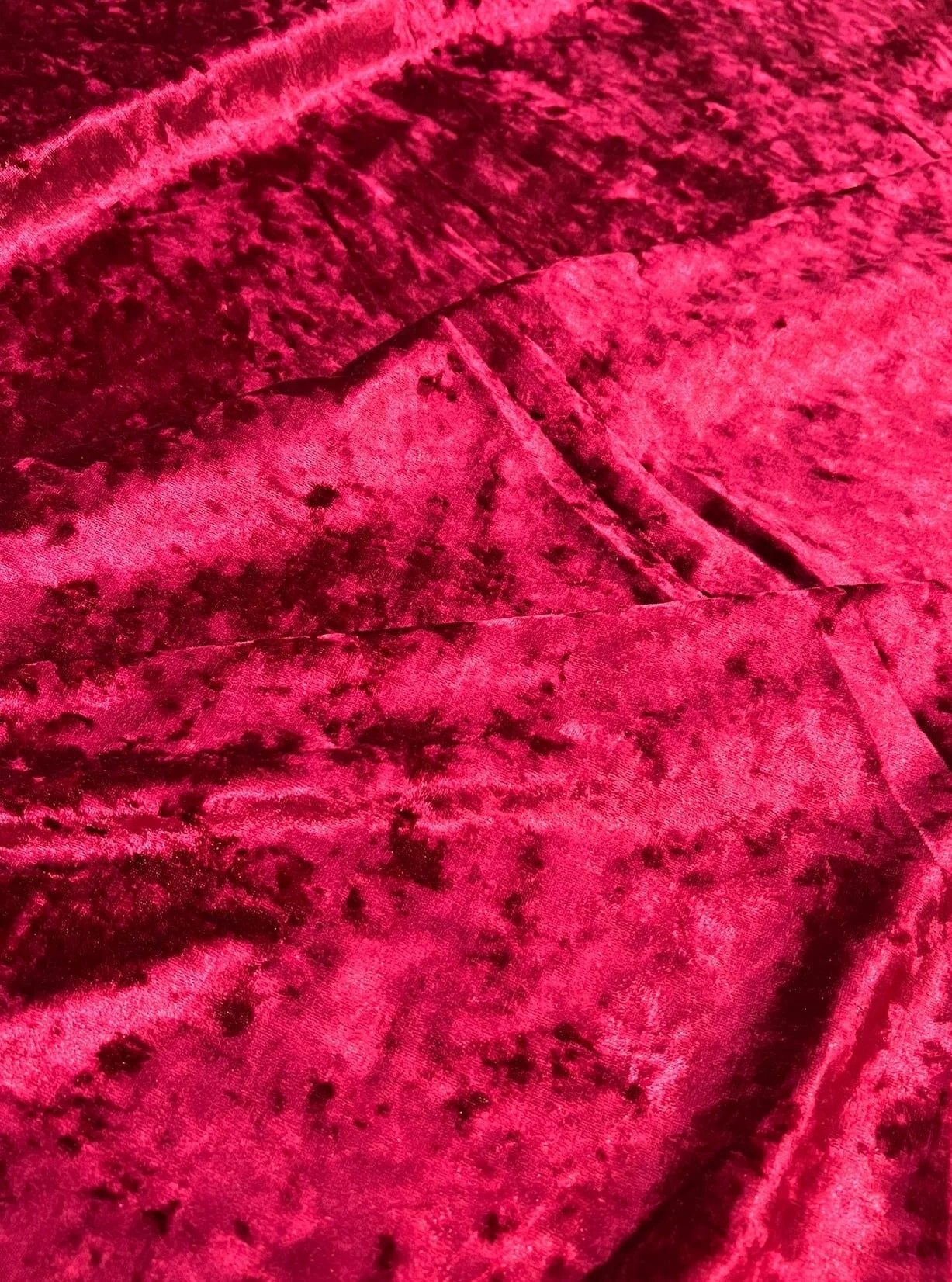 Burgundy Stretch Crushed Velvet - Image 10