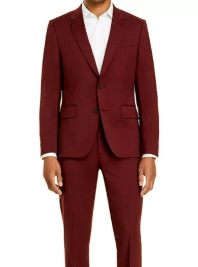 Deluxe Burgundy Delaney Gabardine - Image 4