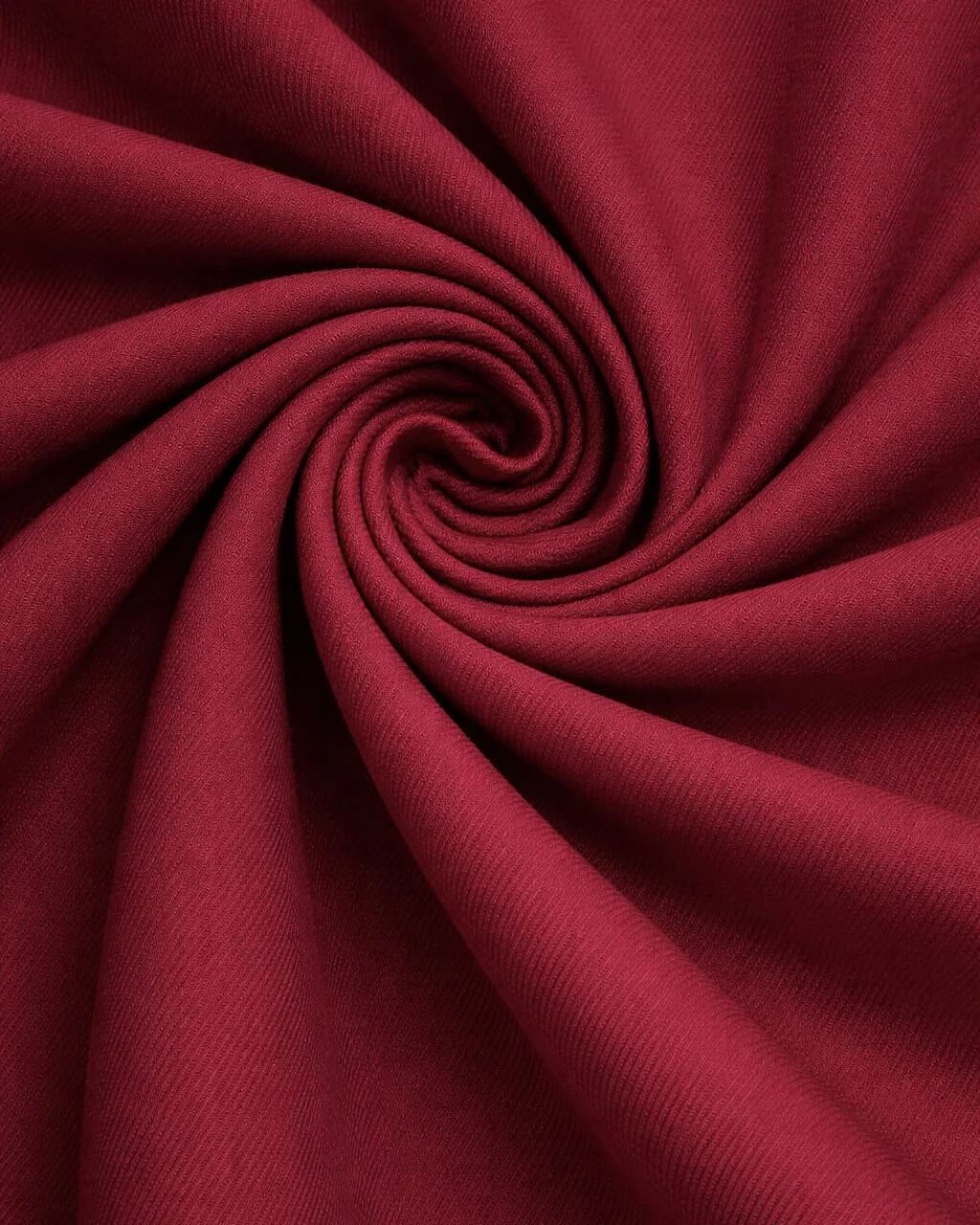 Burgundy Denim Look Stretch Twill