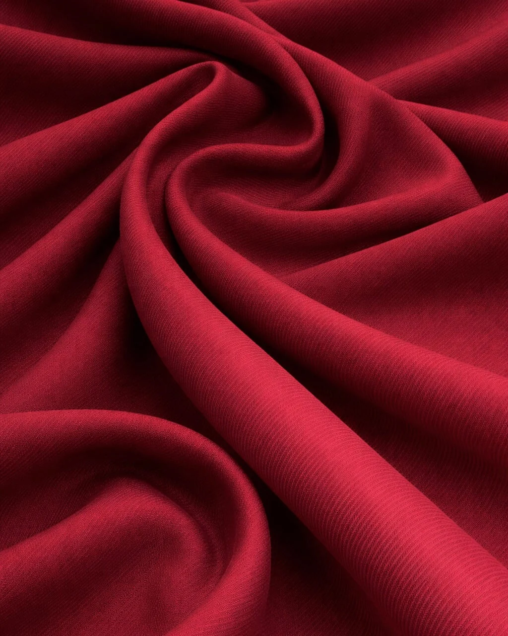 Burgundy Denim Look Stretch Twill - Image 4