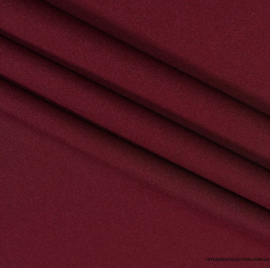 Burgundy Poly Poplin - Image 6