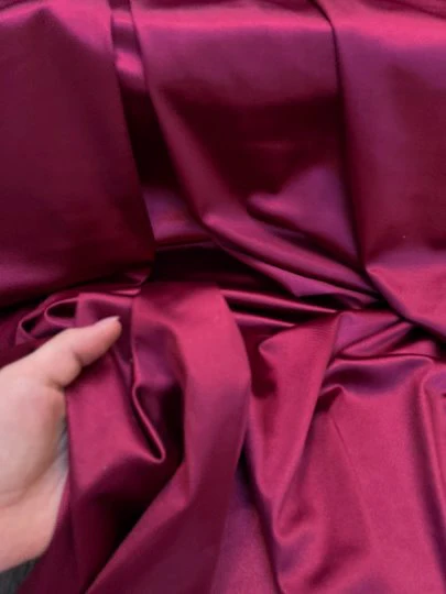 Burgundy Shiny Nylon Spandex - Image 10