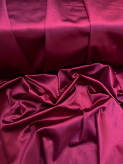 Burgundy Shiny Nylon Spandex - Image 6