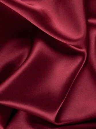 Burgundy Silky Stretch Satin - Image 2